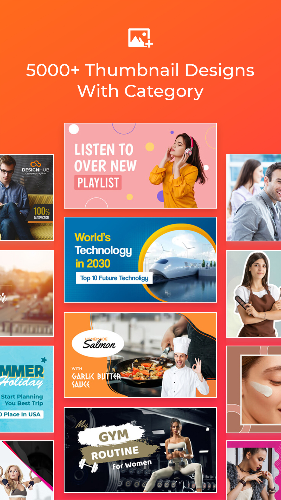 اسکرین شات 1 برنامه Thumbnail Maker & Thumb Art