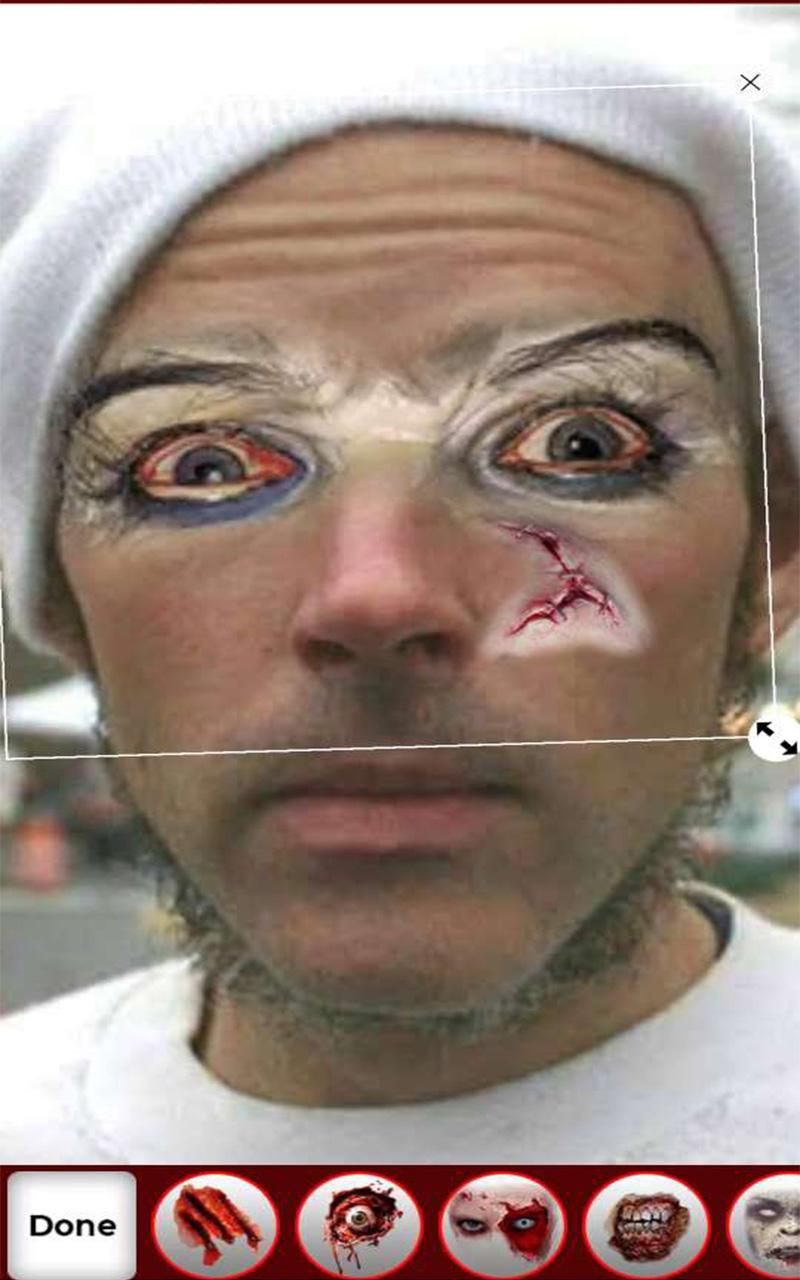 اسکرین شات 4 برنامه Zombie Face Photo Editor
