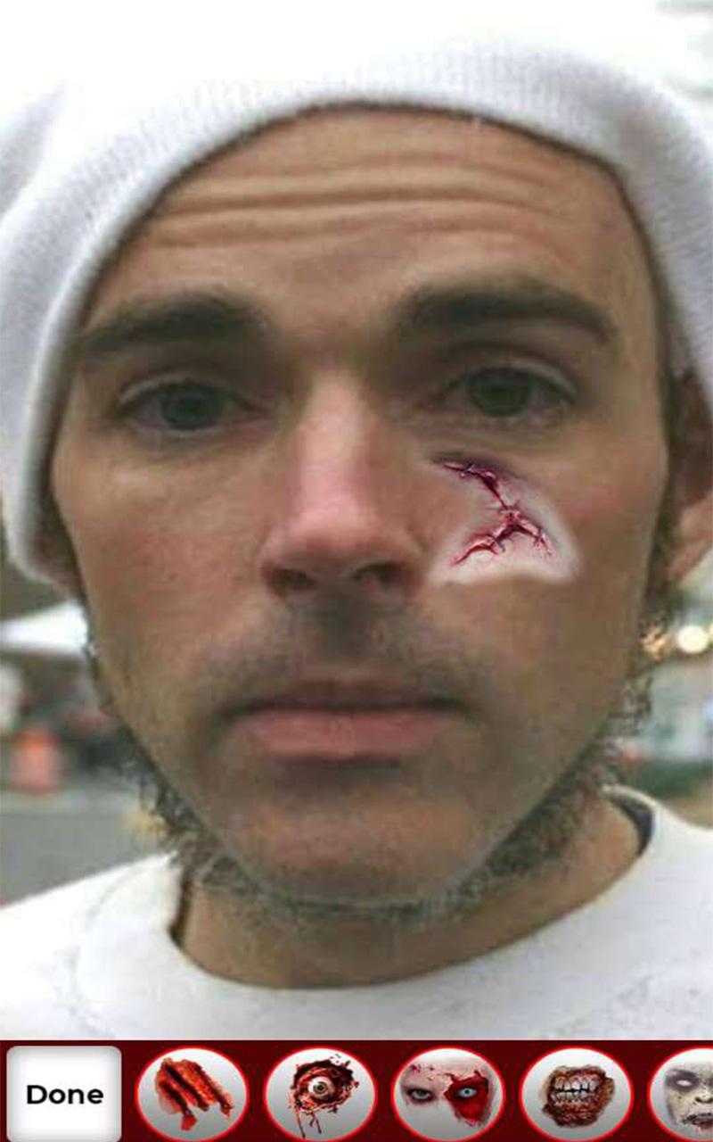 اسکرین شات 3 برنامه Zombie Face Photo Editor