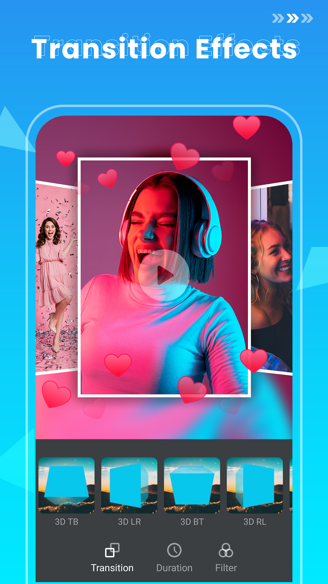 اسکرین شات 3 برنامه Photo video maker