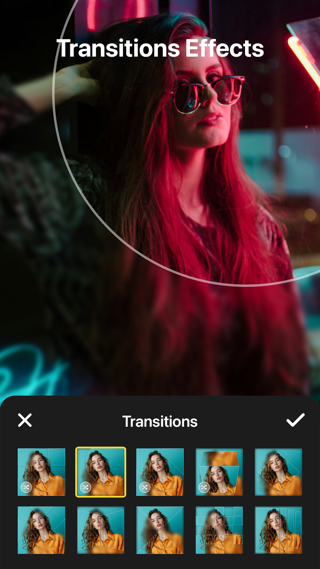 اسکرین شات 2 برنامه Photo Video Maker with Music