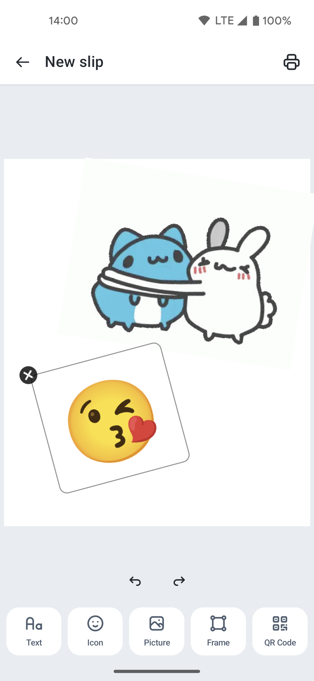 اسکرین شات 3 برنامه Fun Printer–mini cat print app