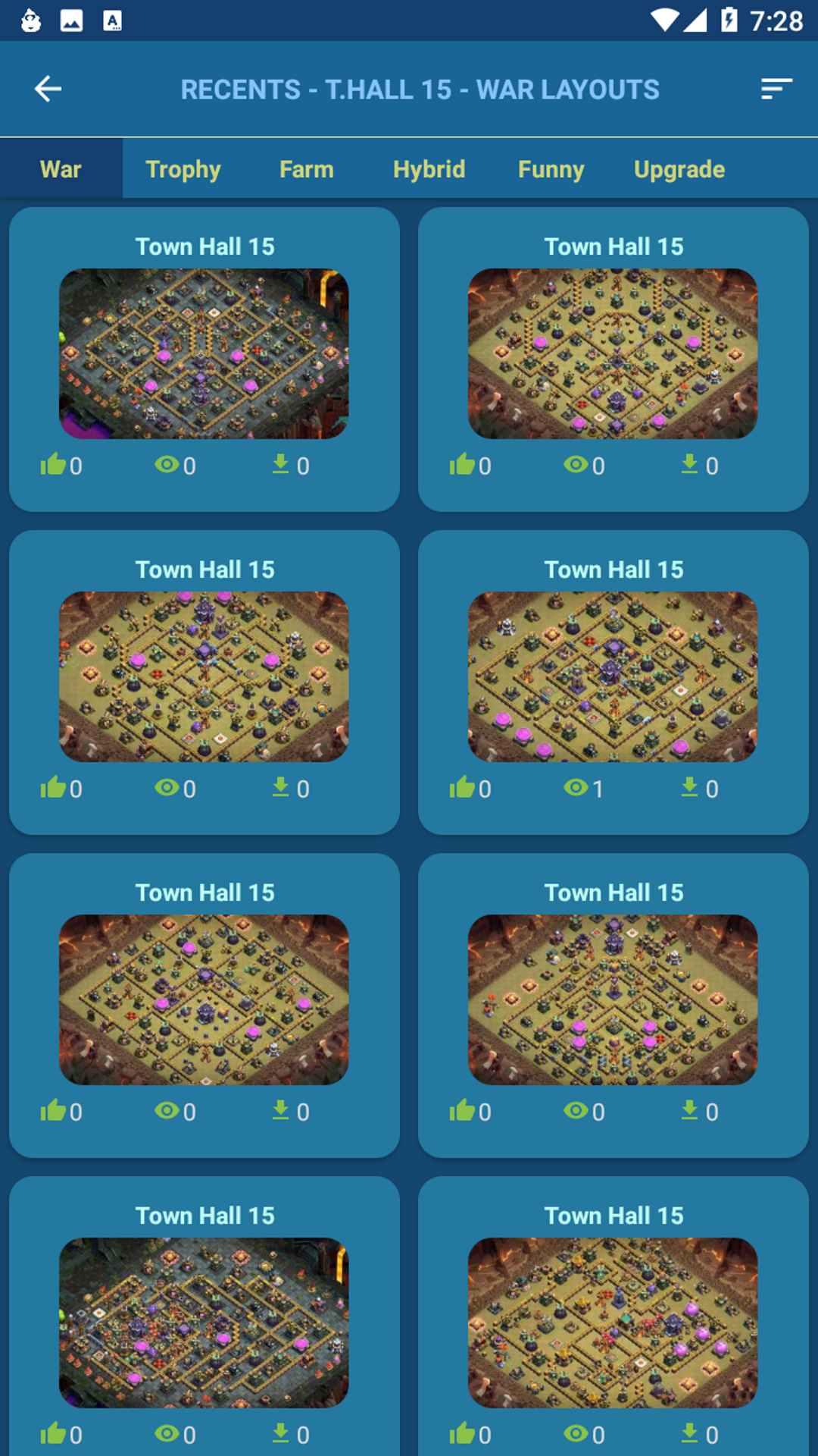 اسکرین شات 1 برنامه Maps for Clash of Clans: 2026