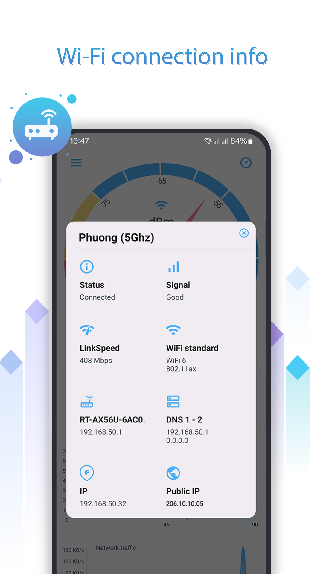 اسکرین شات 8 برنامه Net Signal: WiFi & 5G Meter