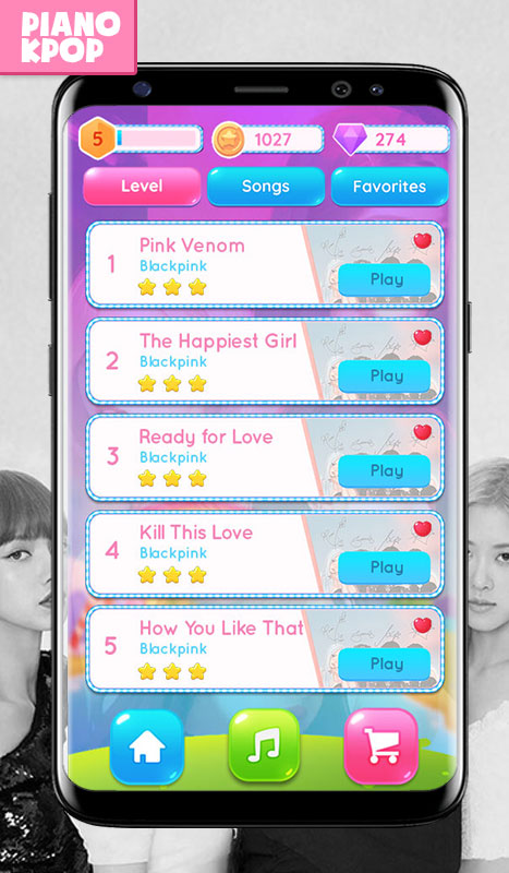 اسکرین شات 1 بازی BLACK PINK Friends Magic Tiles