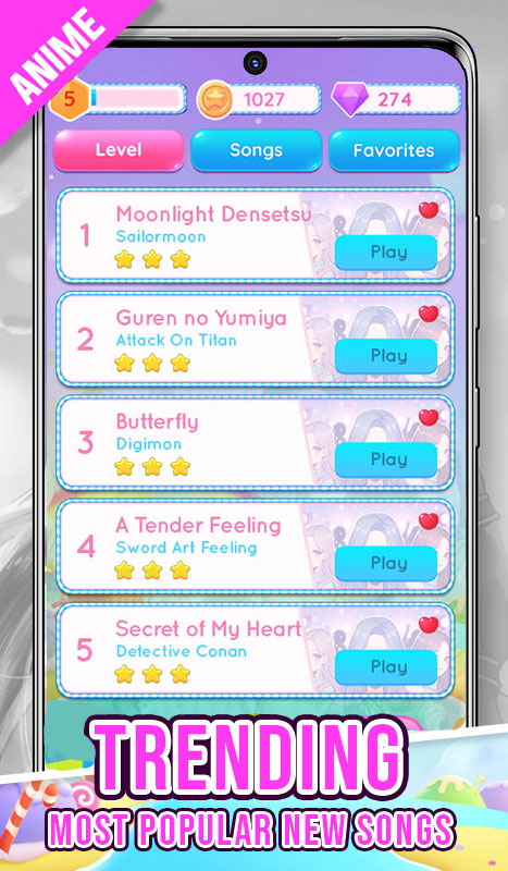 اسکرین شات 1 بازی Anime Piano Magic OST