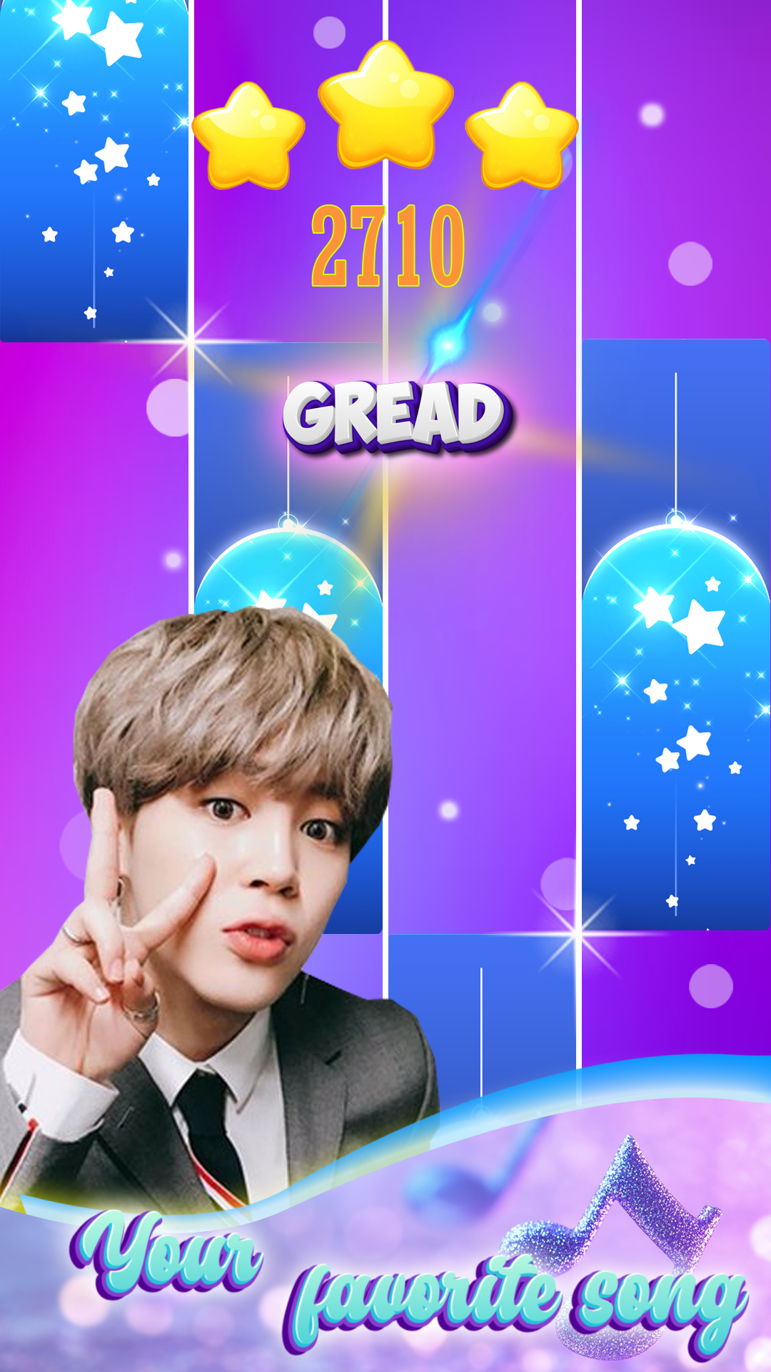 اسکرین شات 4 بازی Jimin - Who BTS Piano Tiles