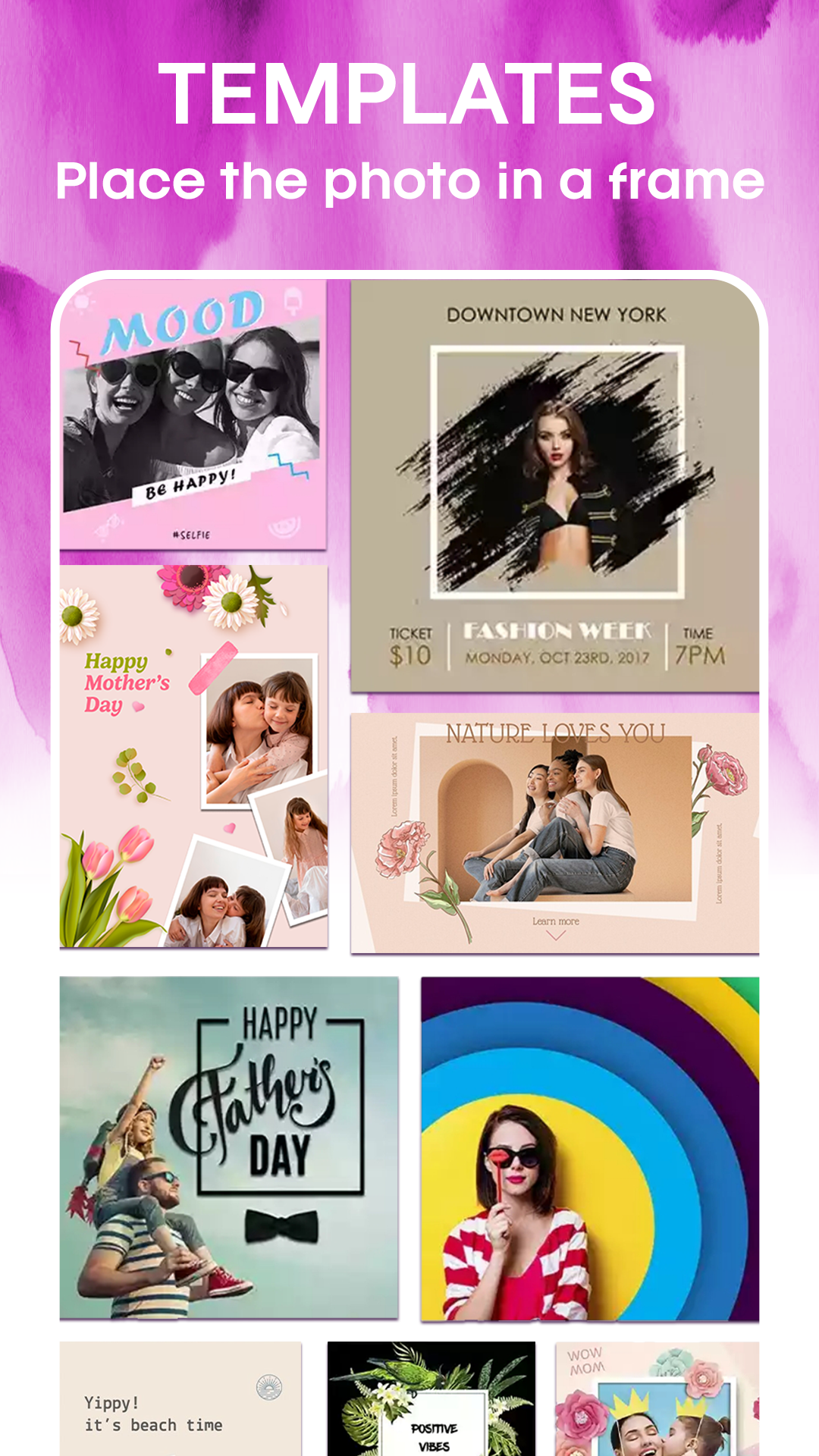 اسکرین شات 3 برنامه Collage Maker - Grid & Frames