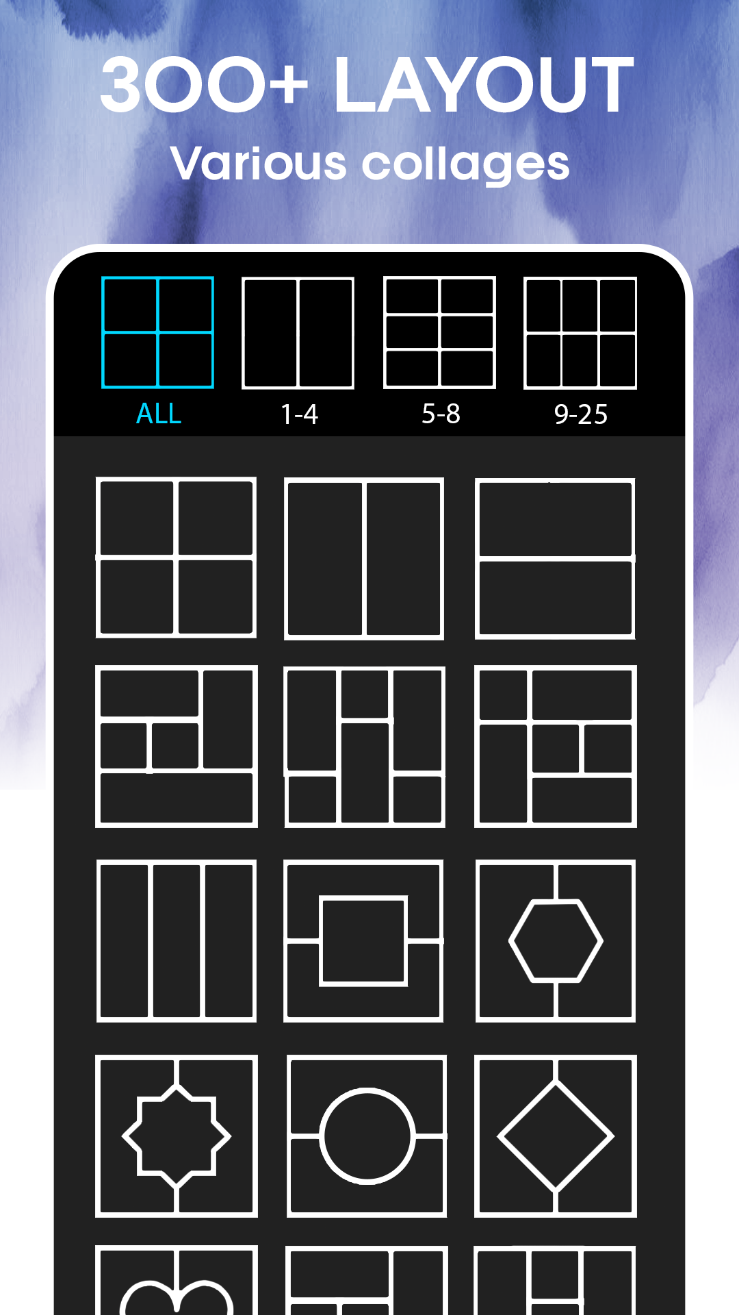 اسکرین شات 8 برنامه Collage Maker - Grid & Frames