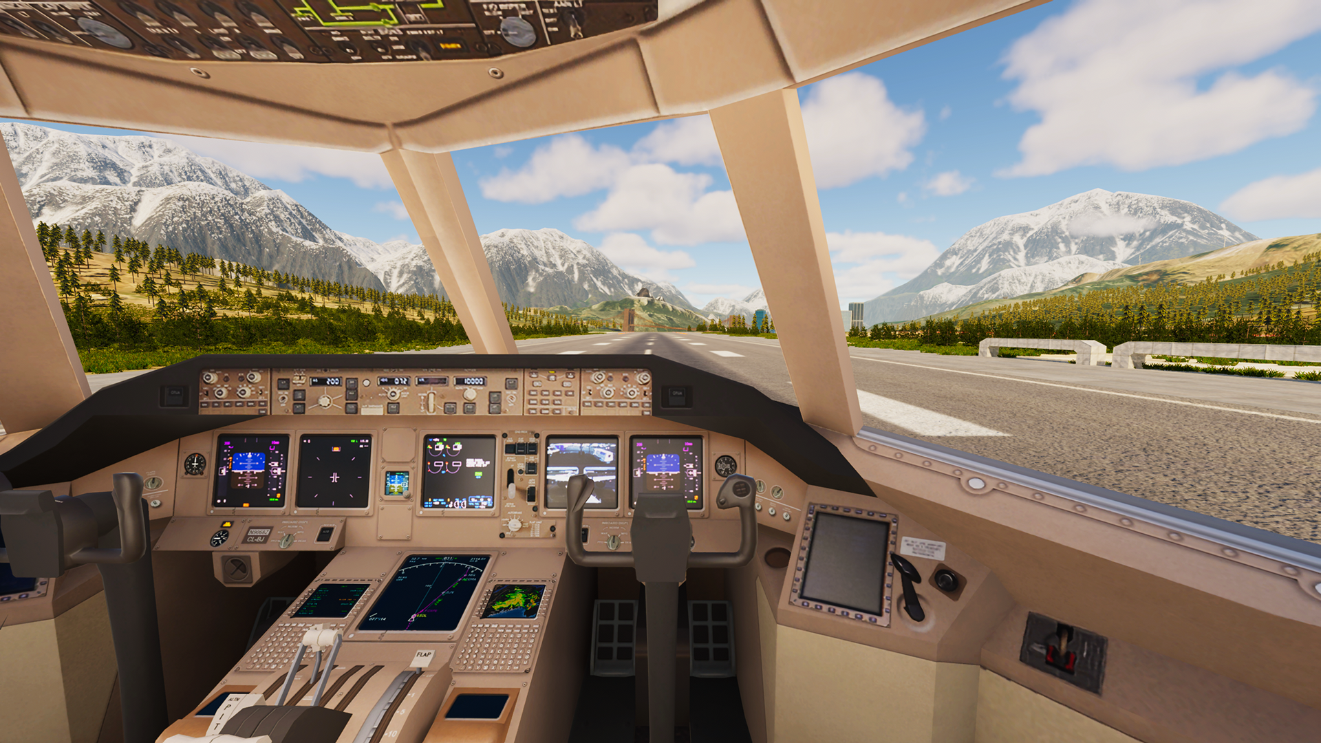 اسکرین شات 3 بازی Airplane Pro: Flight Simulator