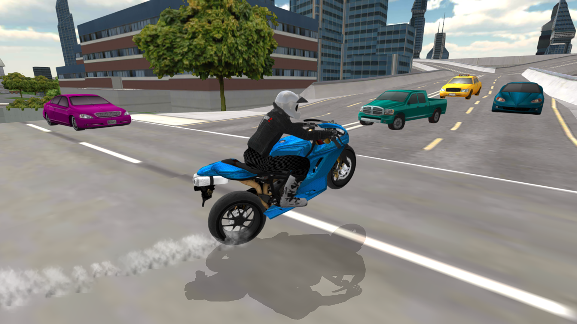 اسکرین شات 7 بازی Extreme Bike Driving 3D