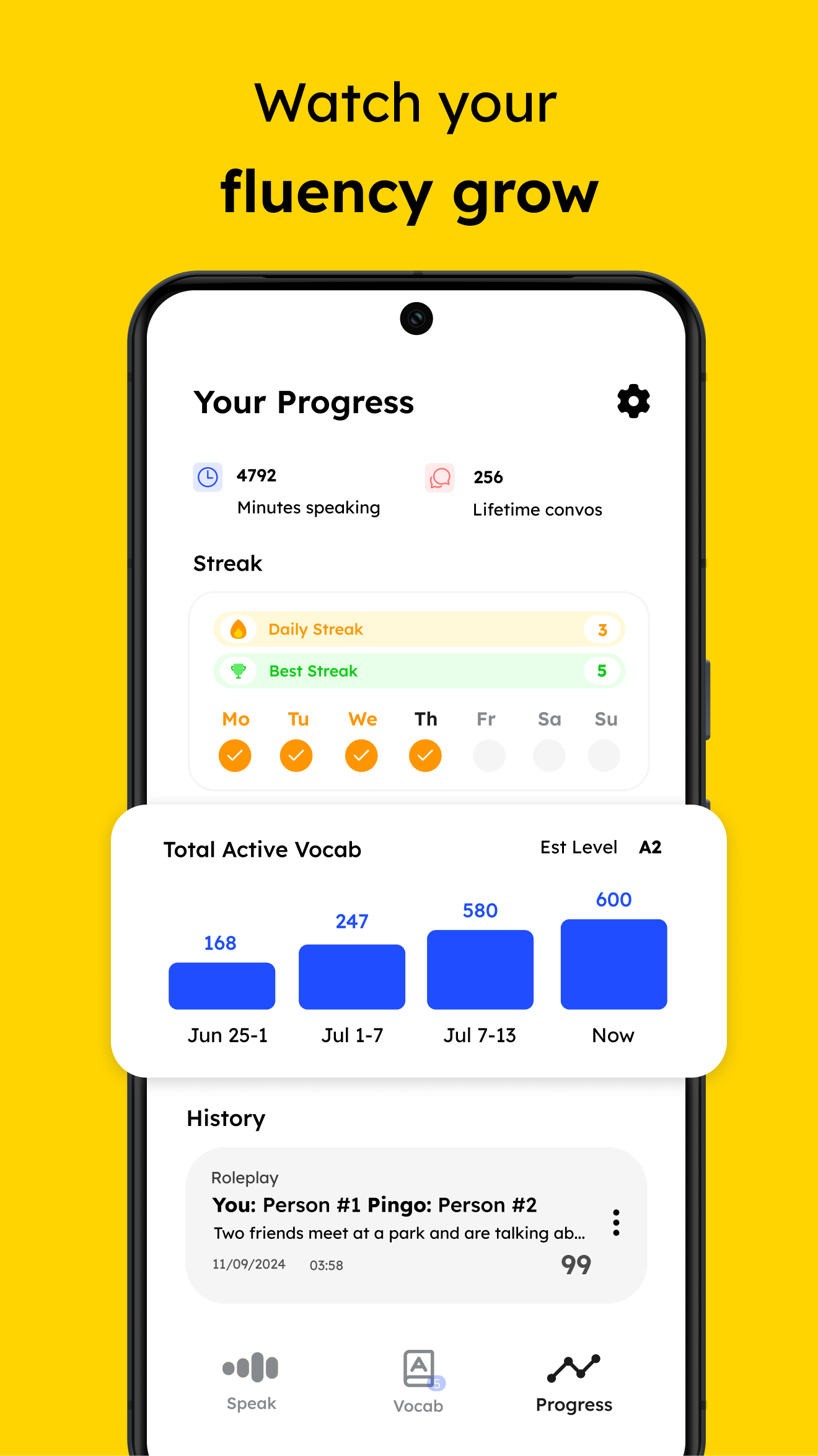 اسکرین شات 6 برنامه Language Learning: Pingo AI