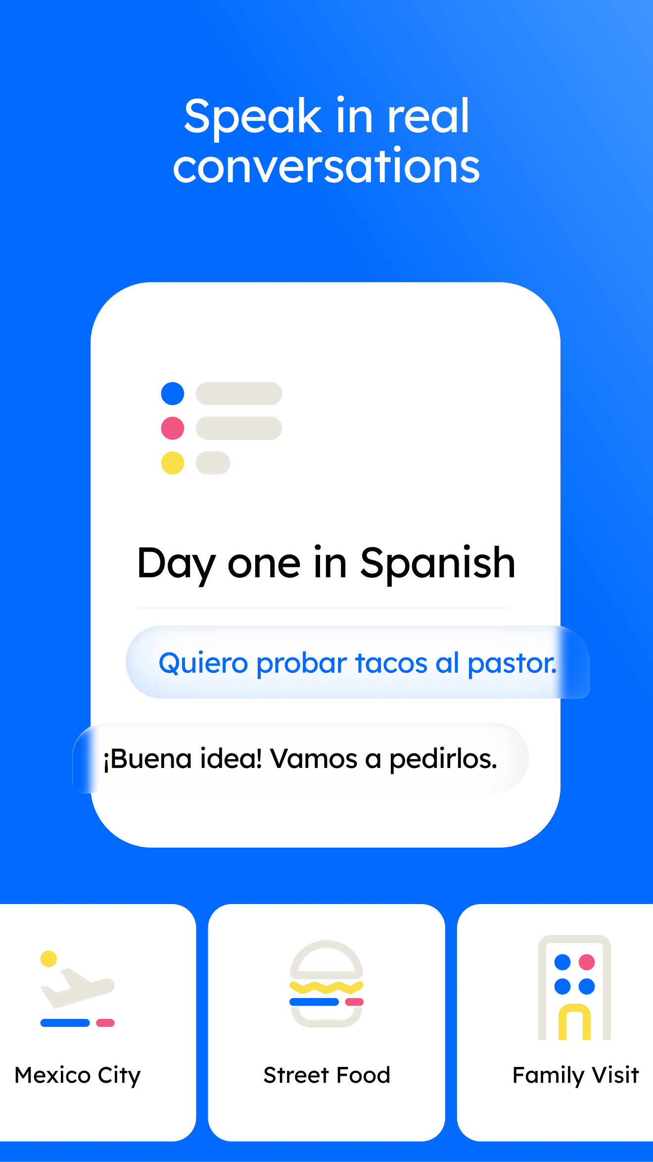 اسکرین شات 2 برنامه Language Learning: Pingo AI