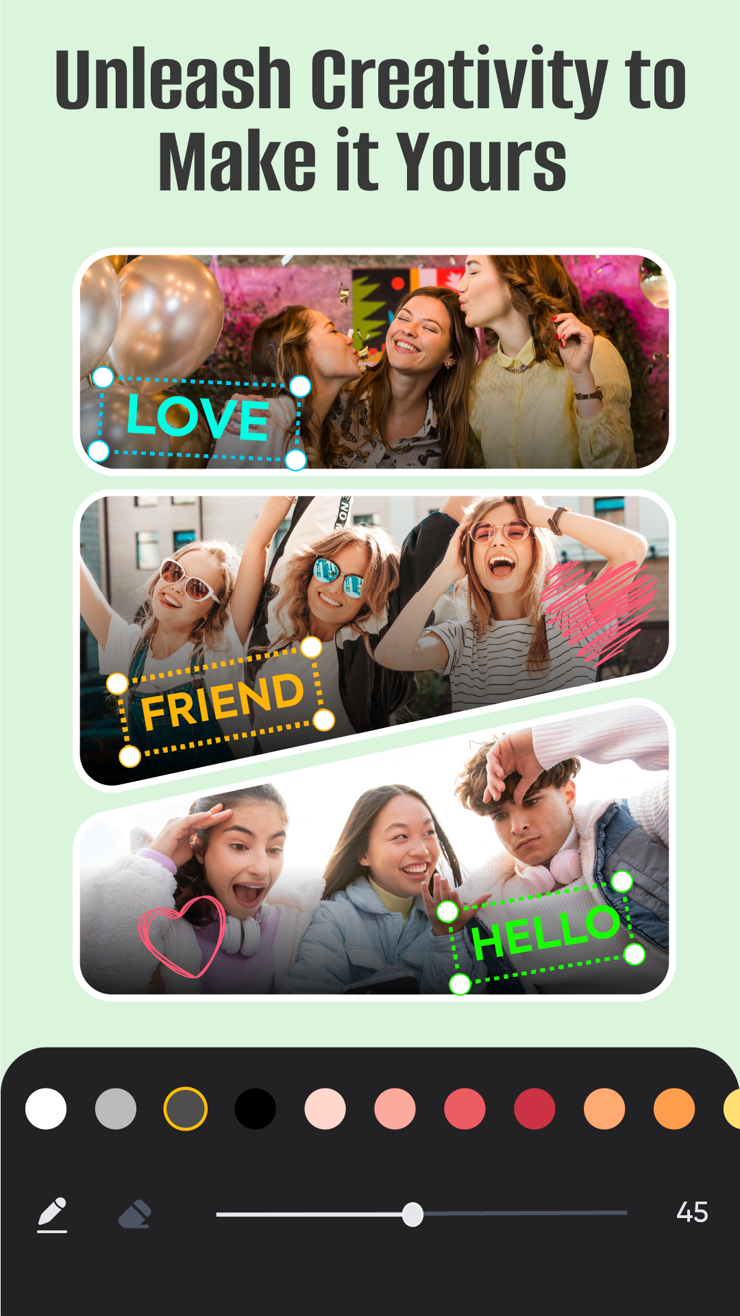 اسکرین شات 2 برنامه Photo Collage : Photo Editor