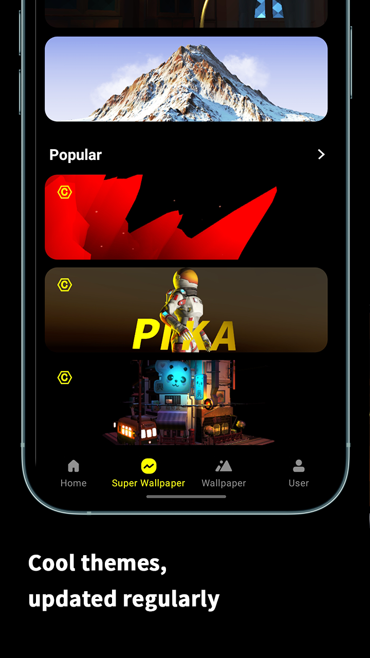اسکرین شات 7 برنامه Pika! Super Wallpaper
