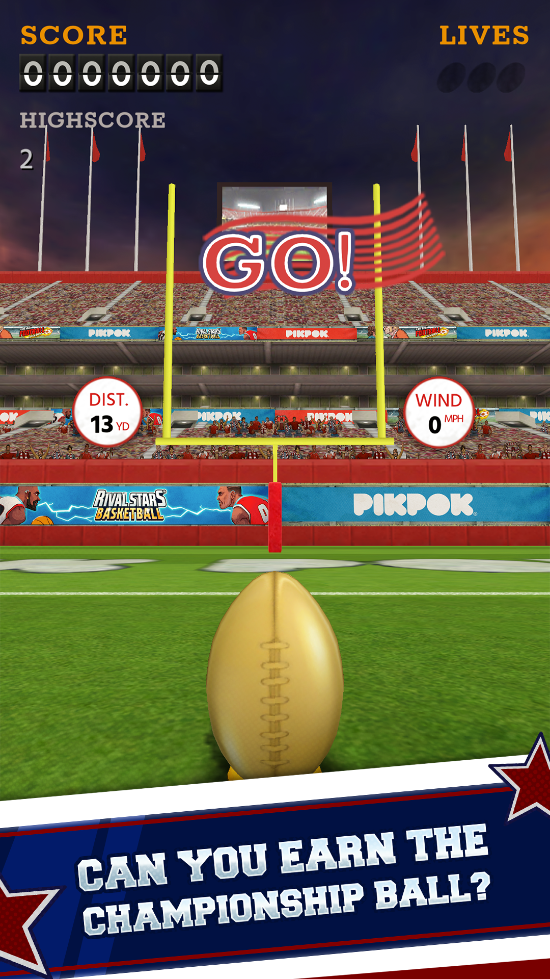 اسکرین شات 5 بازی Flick Kick Field Goal Kickoff