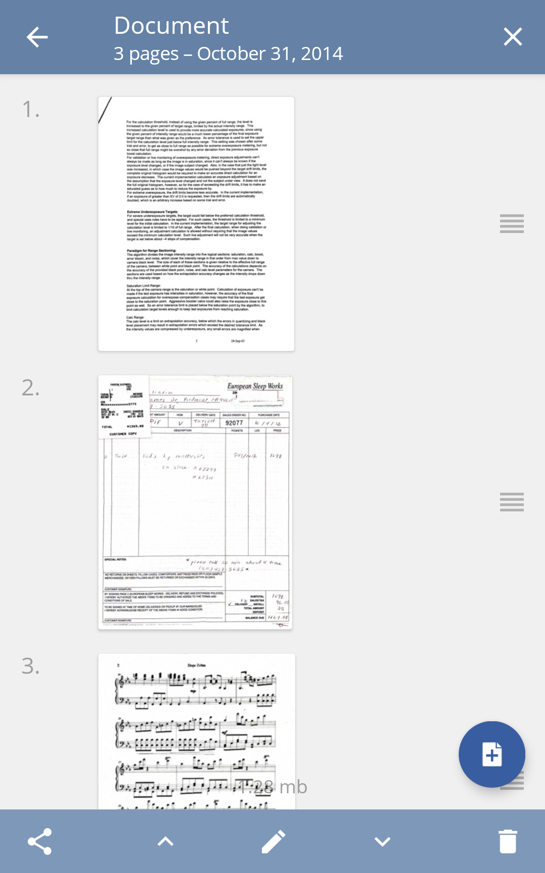 اسکرین شات 2 برنامه TurboScan™: PDF scanner