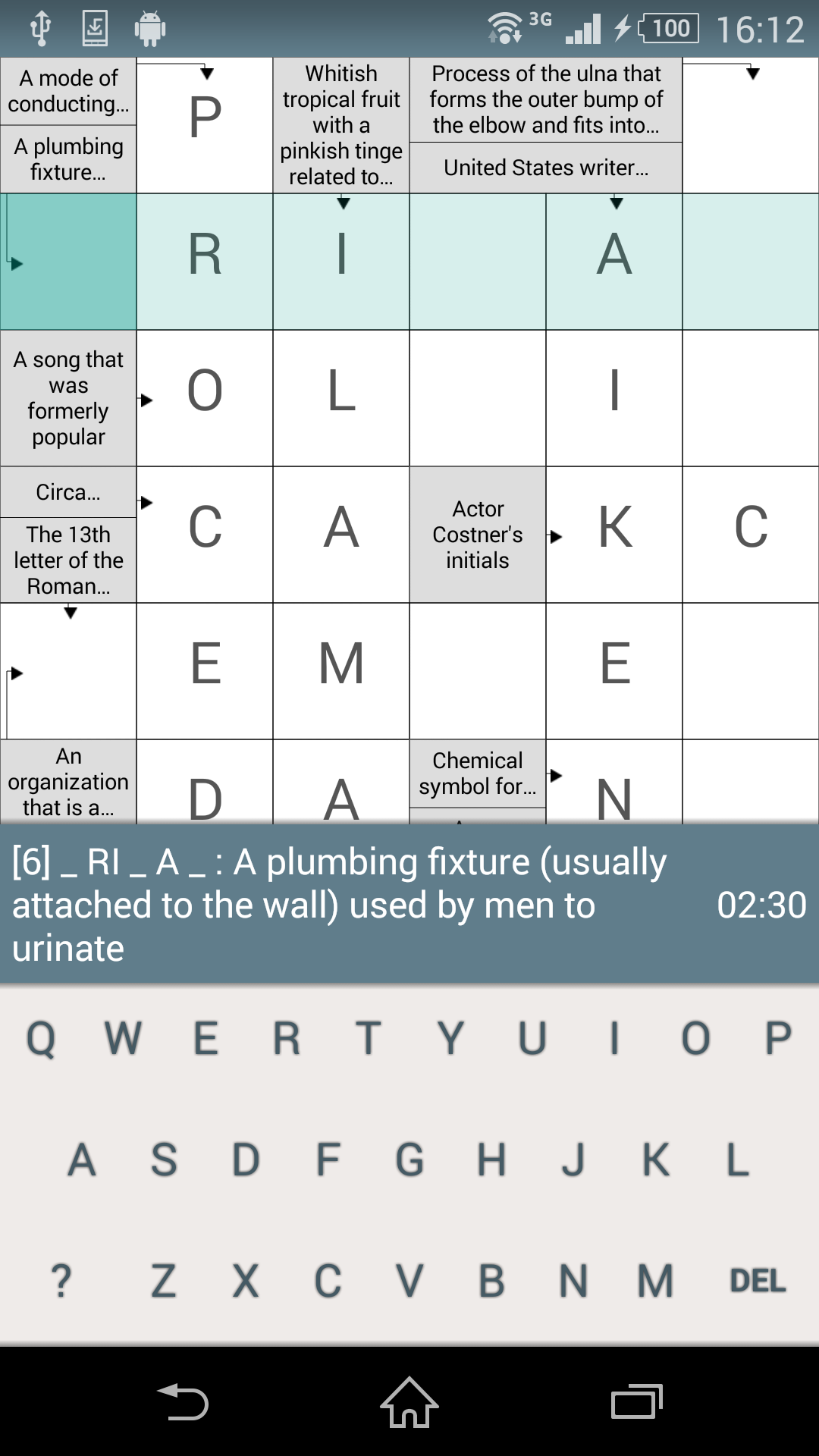 اسکرین شات 3 بازی Crosswords - Classic Game