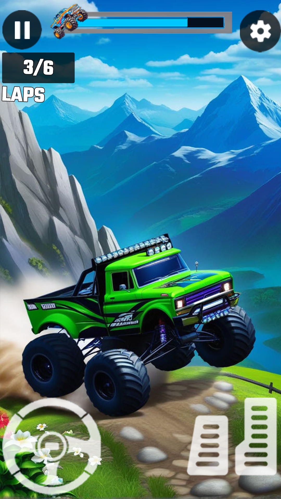 اسکرین شات 2 بازی Rock Crawling: Racing Games 3D