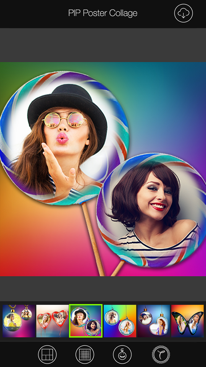 اسکرین شات 2 برنامه PIP Poster Collage Maker