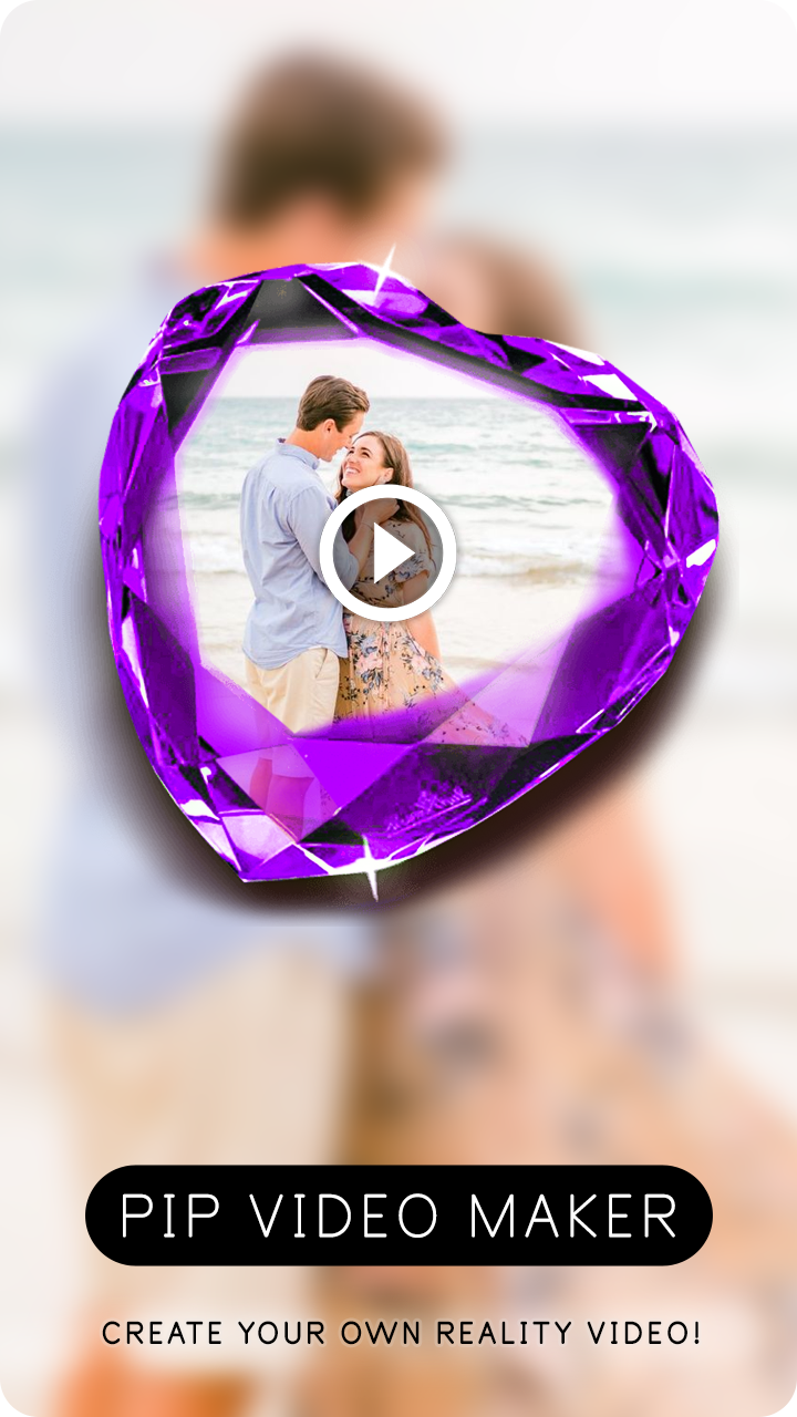 اسکرین شات 1 برنامه PIP Video Photo Video Maker