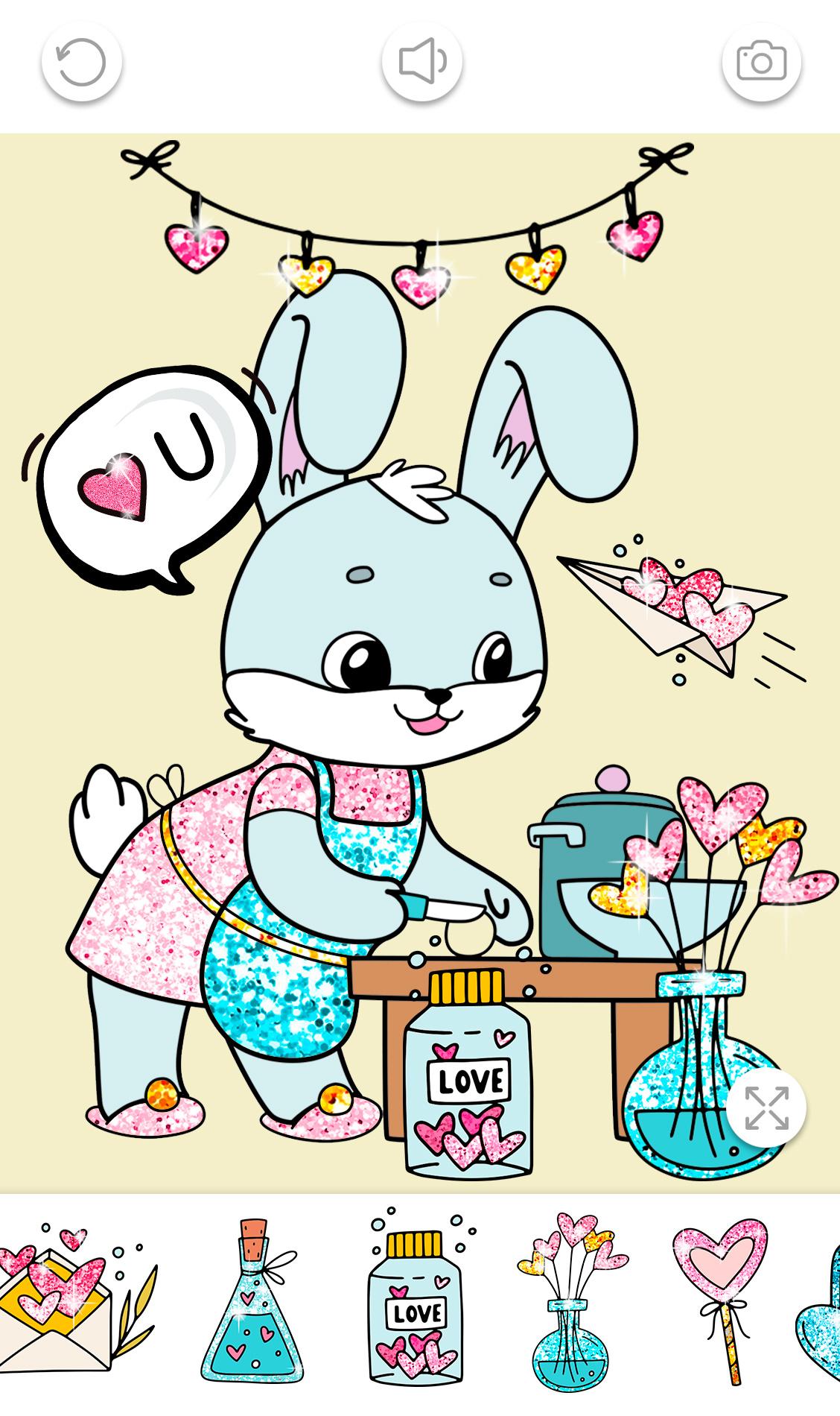 اسکرین شات 5 بازی Girls Color Book with Glitter