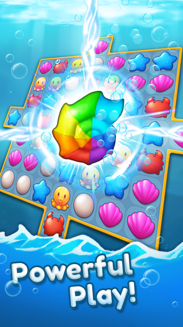 اسکرین شات 4 بازی Ocean Friends : Match 3 Puzzle