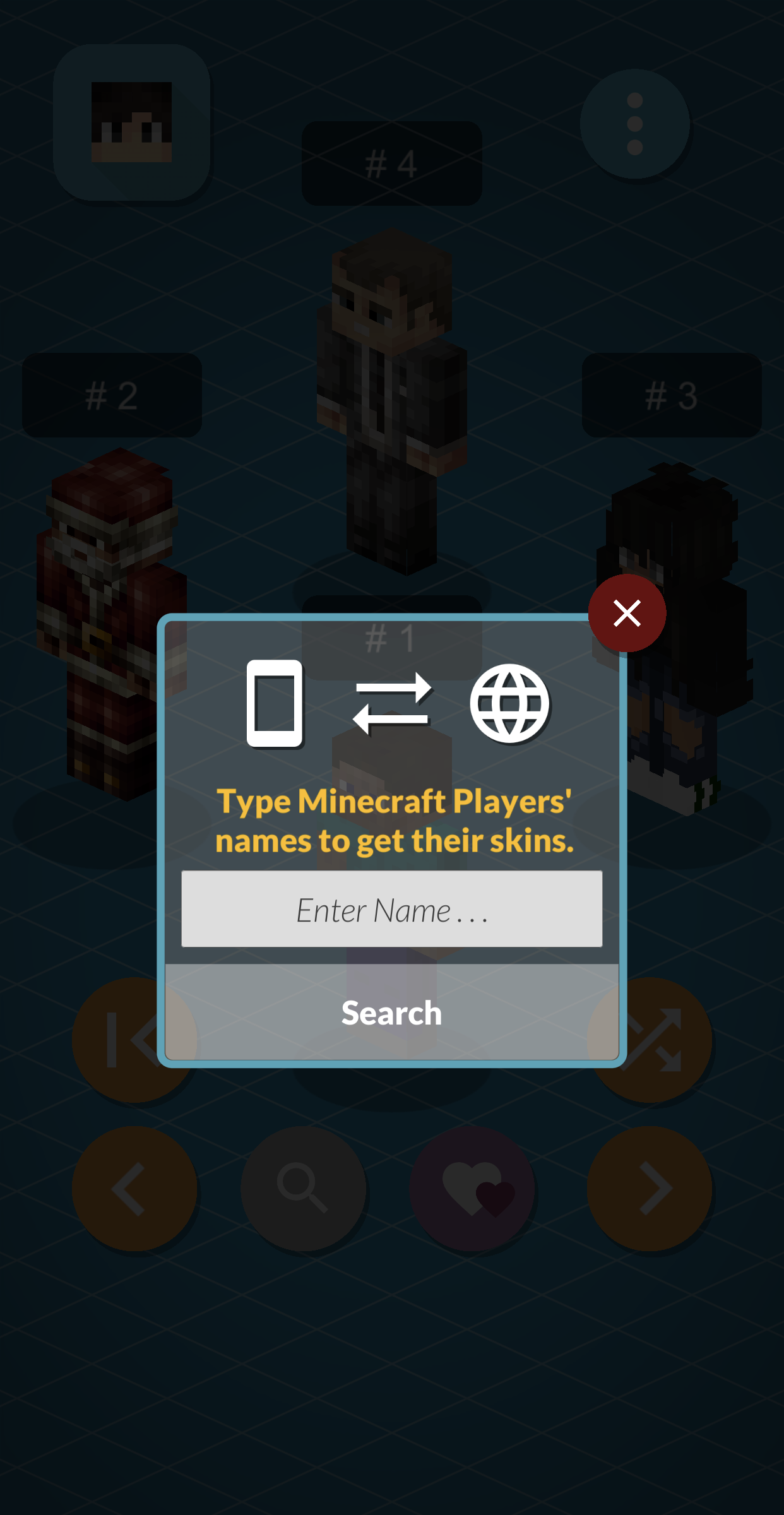 اسکرین شات 4 برنامه Skins for Minecraft