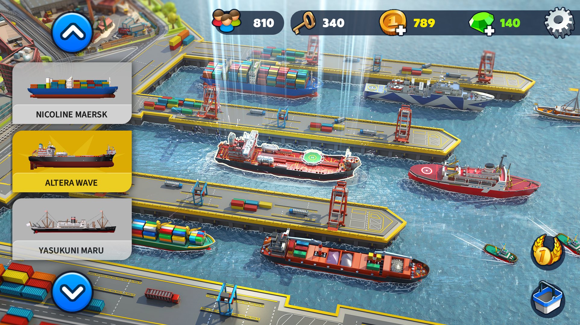 اسکرین شات 5 بازی Port City: Ship Transit Tycoon