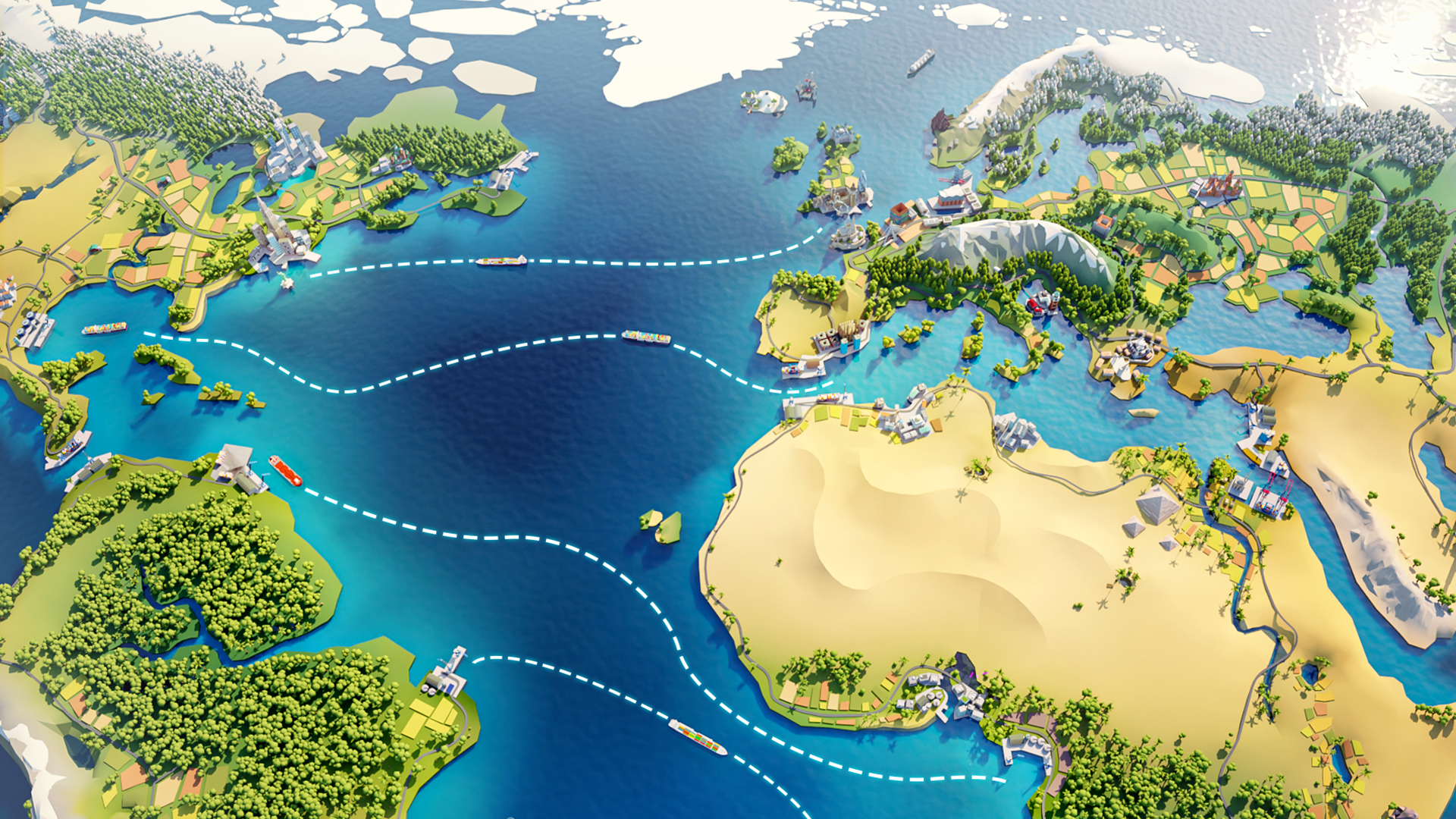 اسکرین شات 4 بازی Port City: Ship Tycoon