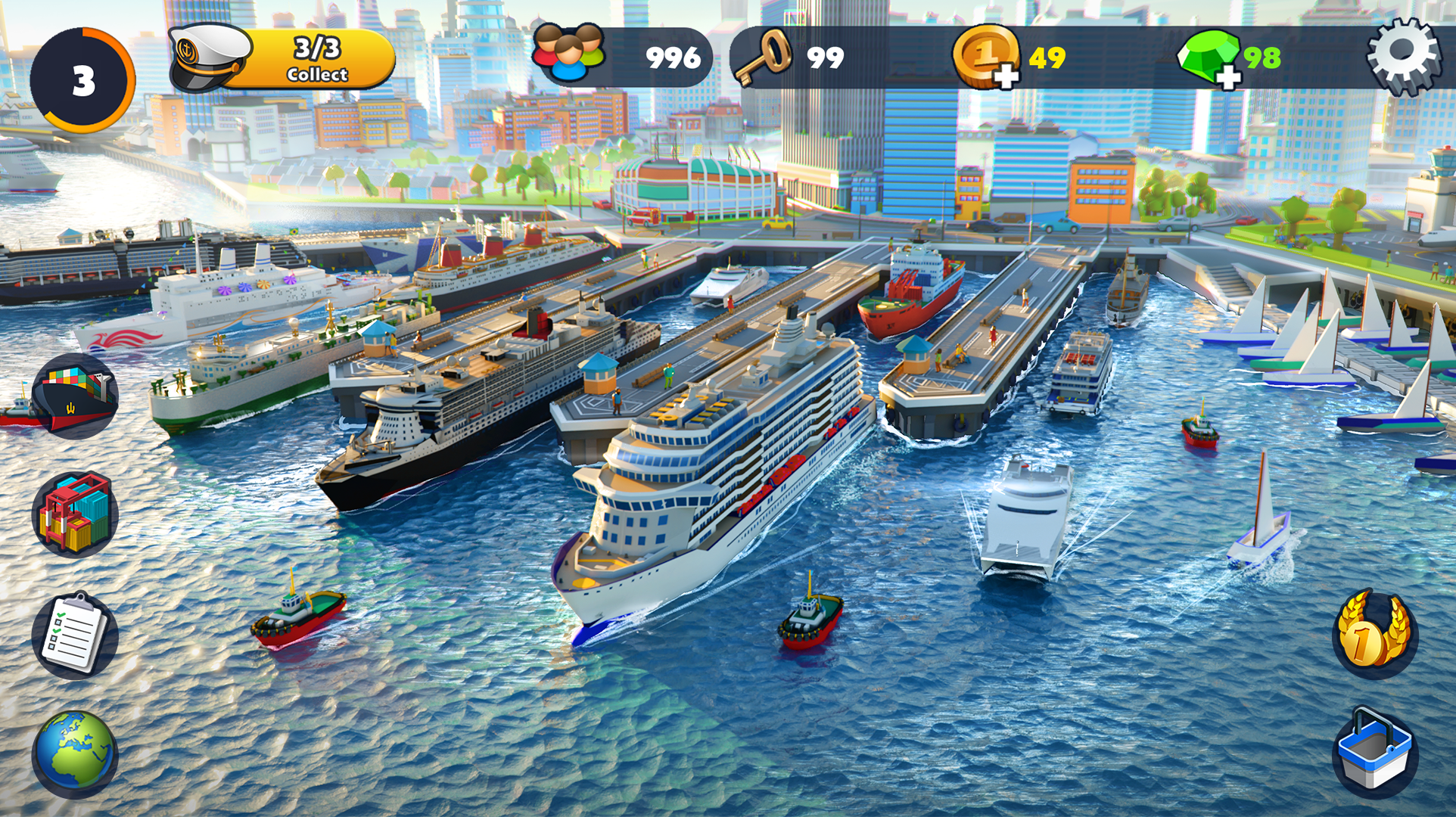 اسکرین شات 2 بازی Port City: Ship Tycoon