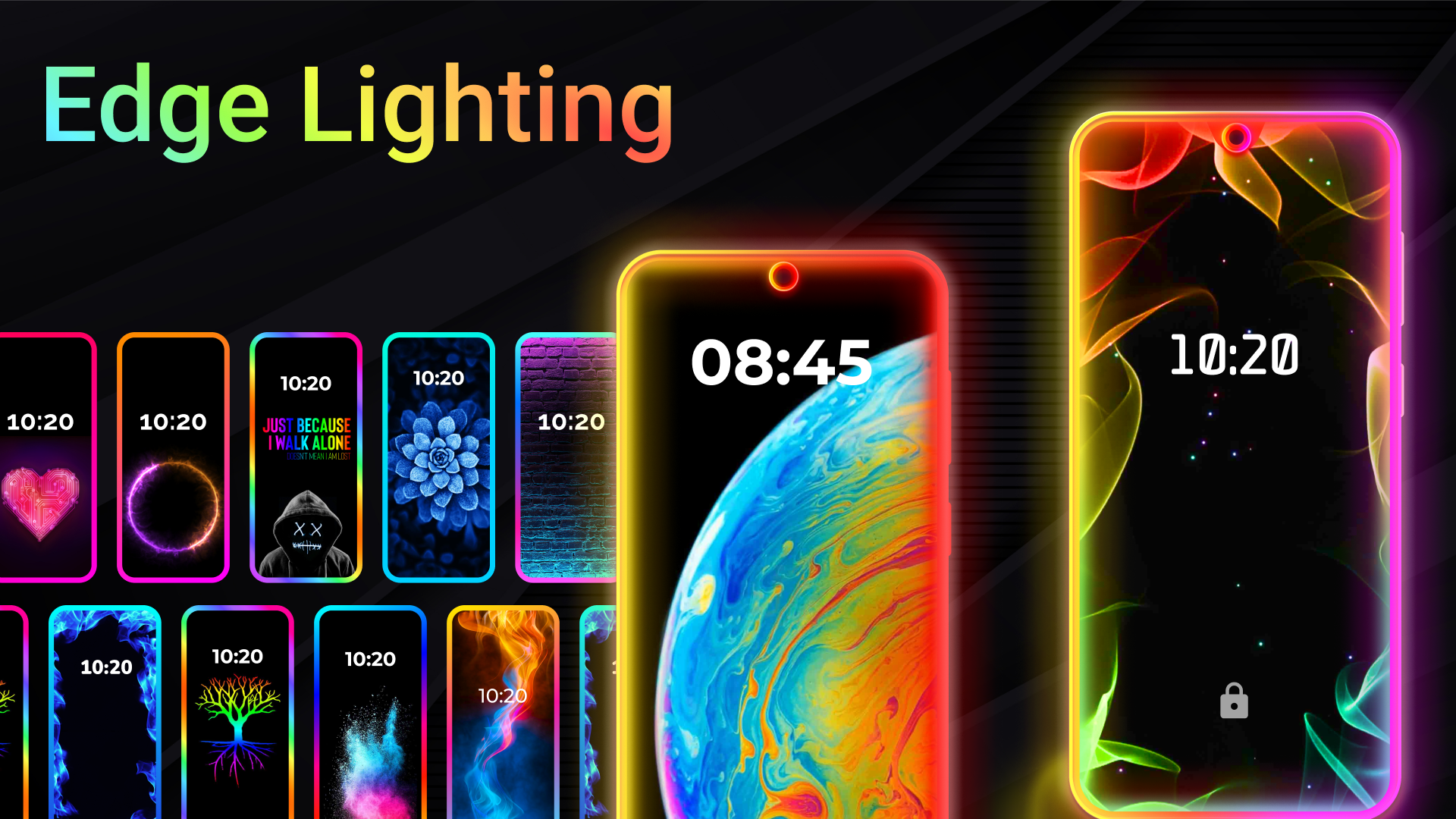 اسکرین شات 1 برنامه Edge Lighting - Borderlight
