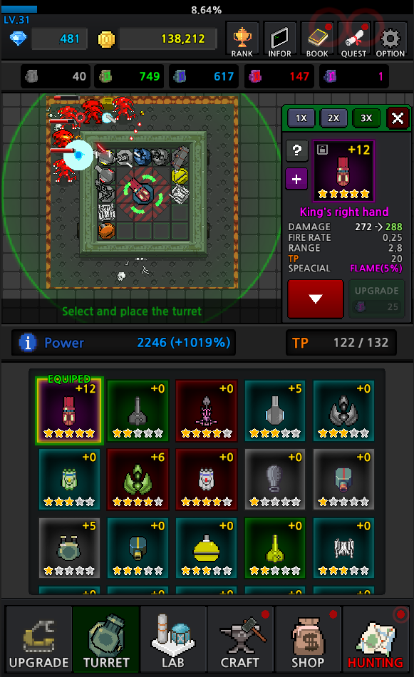 اسکرین شات 3 بازی Grow Turret TD : Idle Clicker