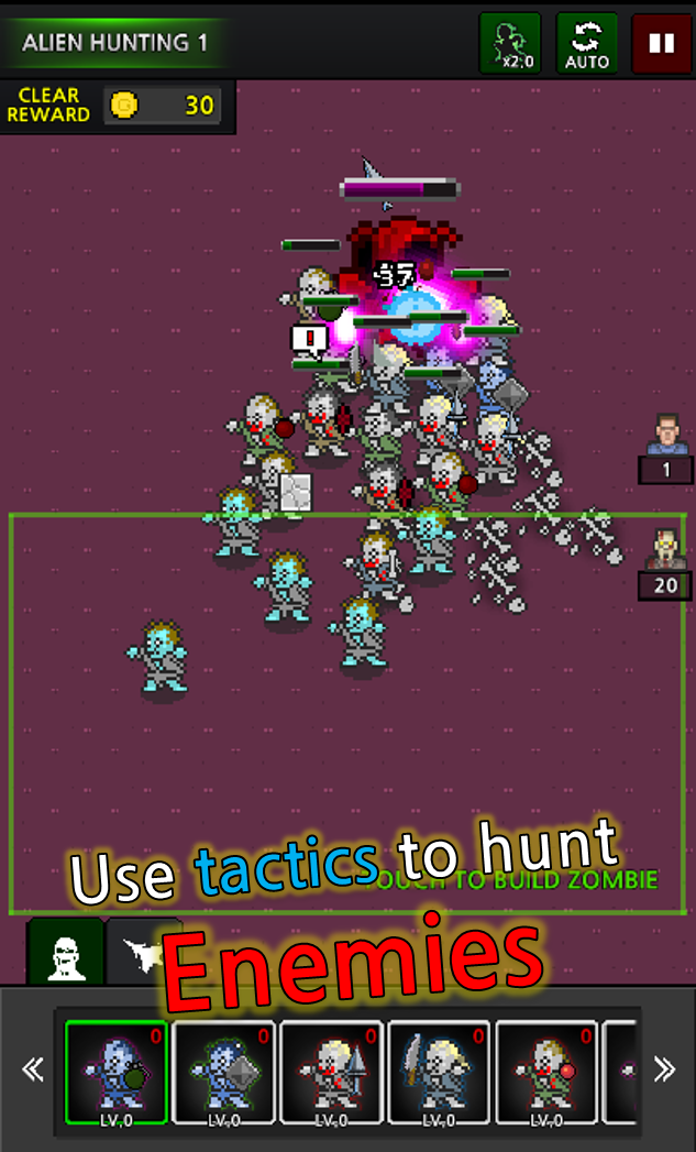 اسکرین شات 4 بازی Grow Zombie : Merge Zombie