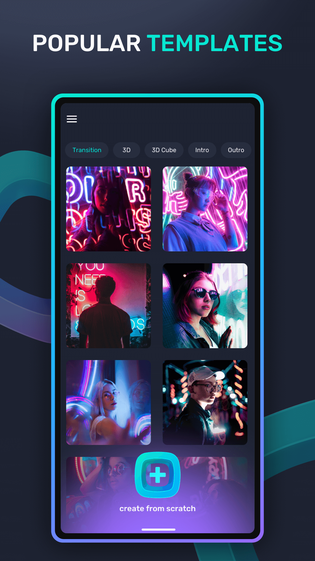 اسکرین شات 4 برنامه Compose Music Video Editor