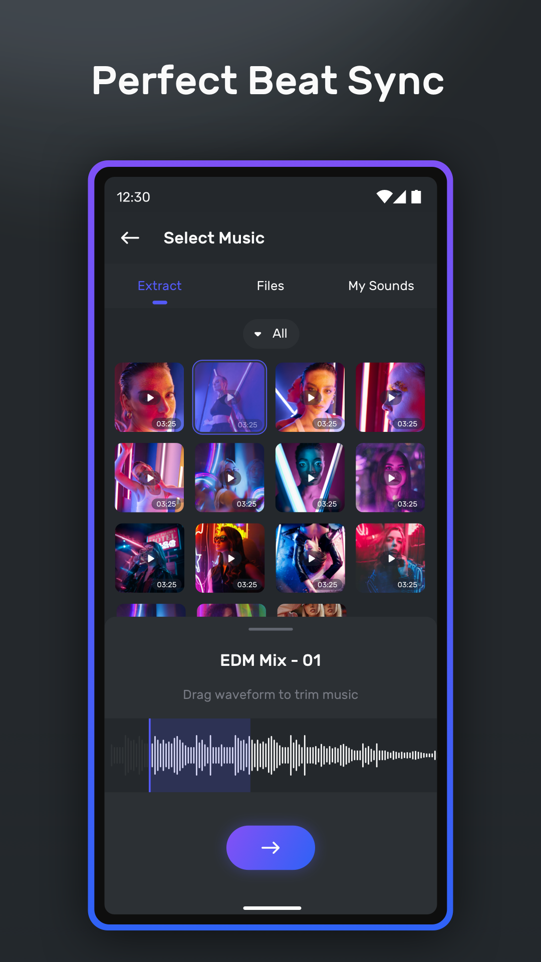 اسکرین شات 4 برنامه Velomingo: Velocity Edit Maker