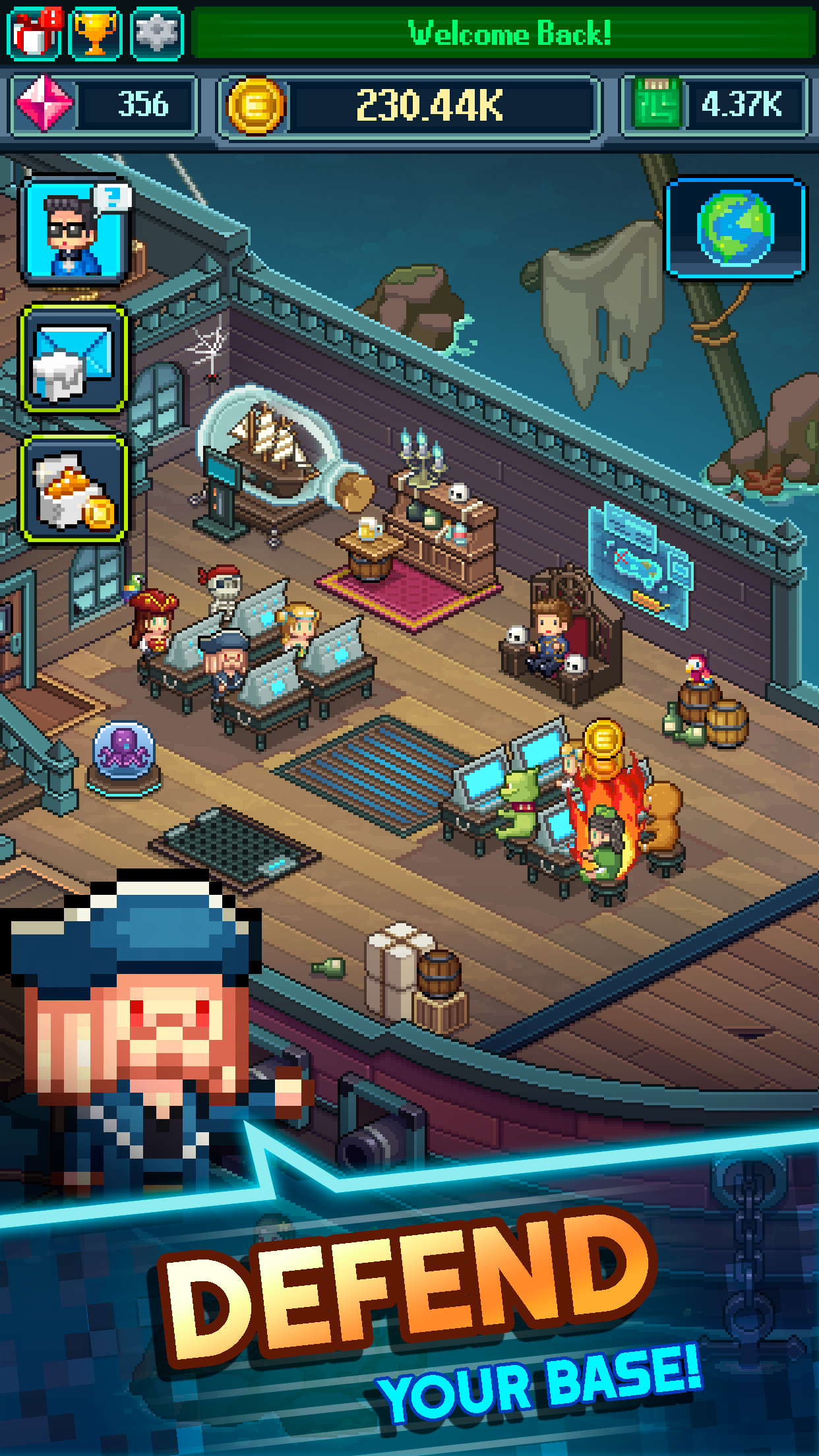 اسکرین شات 4 بازی Tap Tap Evil: Idle Cash 8 bit