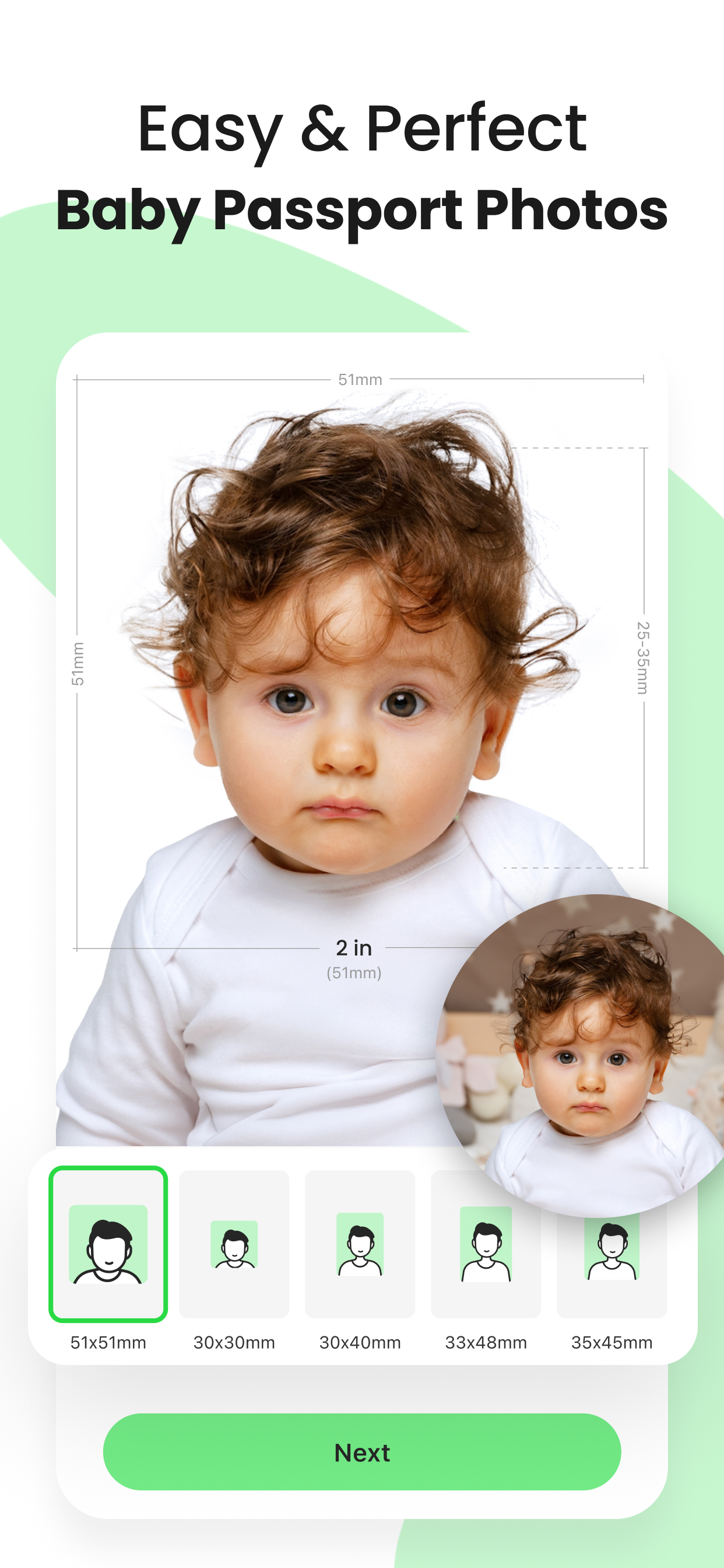 اسکرین شات 2 برنامه Passure - Passport Photo Maker