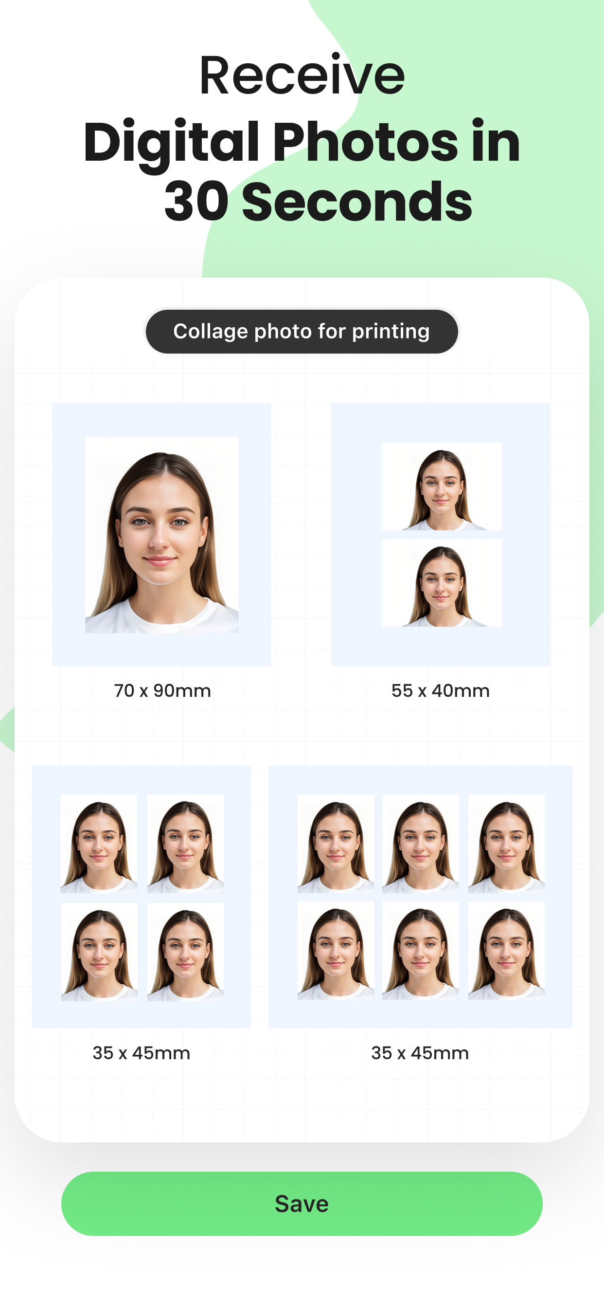 اسکرین شات 6 برنامه Passure - Passport Photo Maker