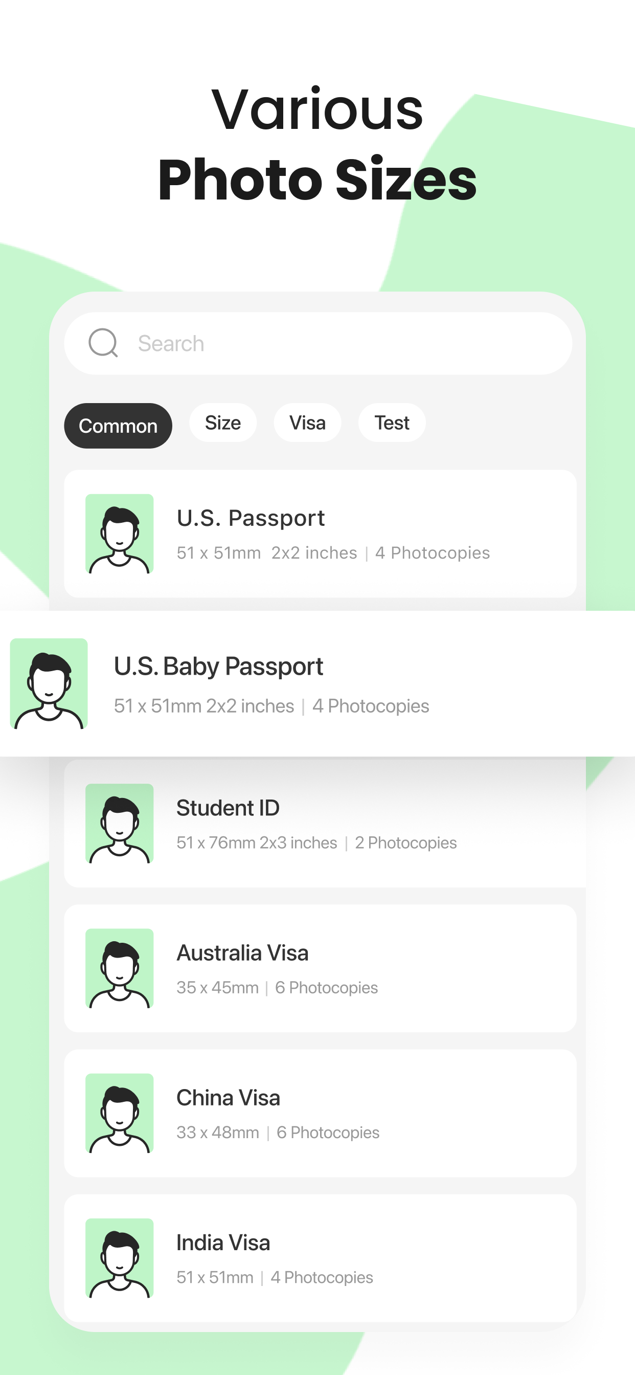 اسکرین شات 4 برنامه Passure - Passport Photo Maker