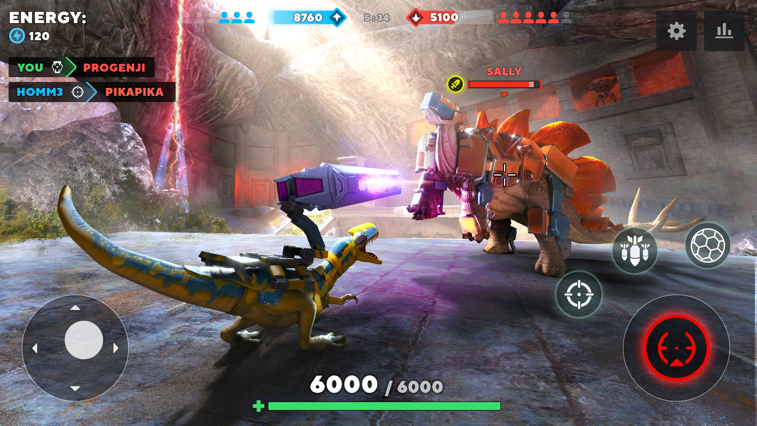 اسکرین شات 2 بازی Dino Squad: Dinosaur Shooter