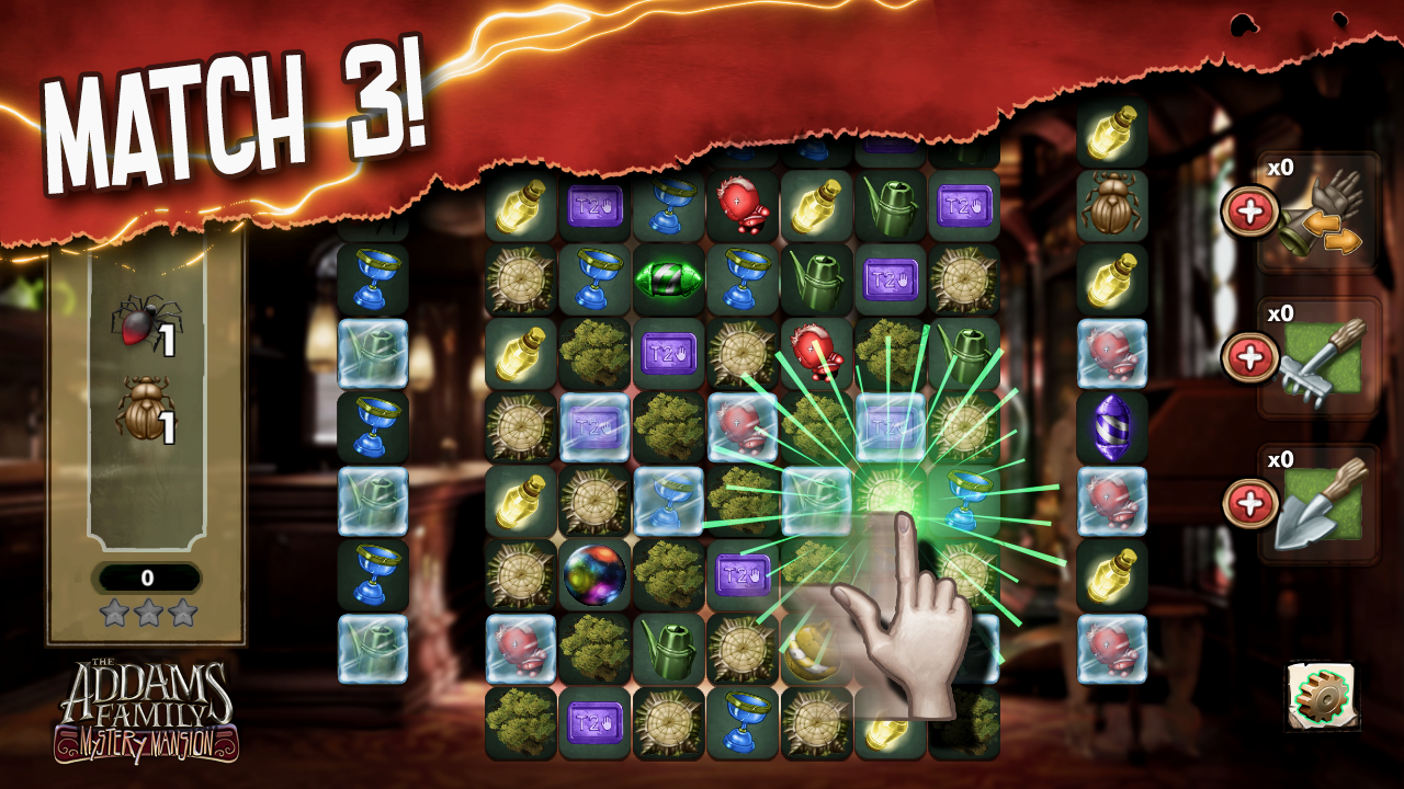 اسکرین شات 5 بازی Addams Family: Mystery Mansion