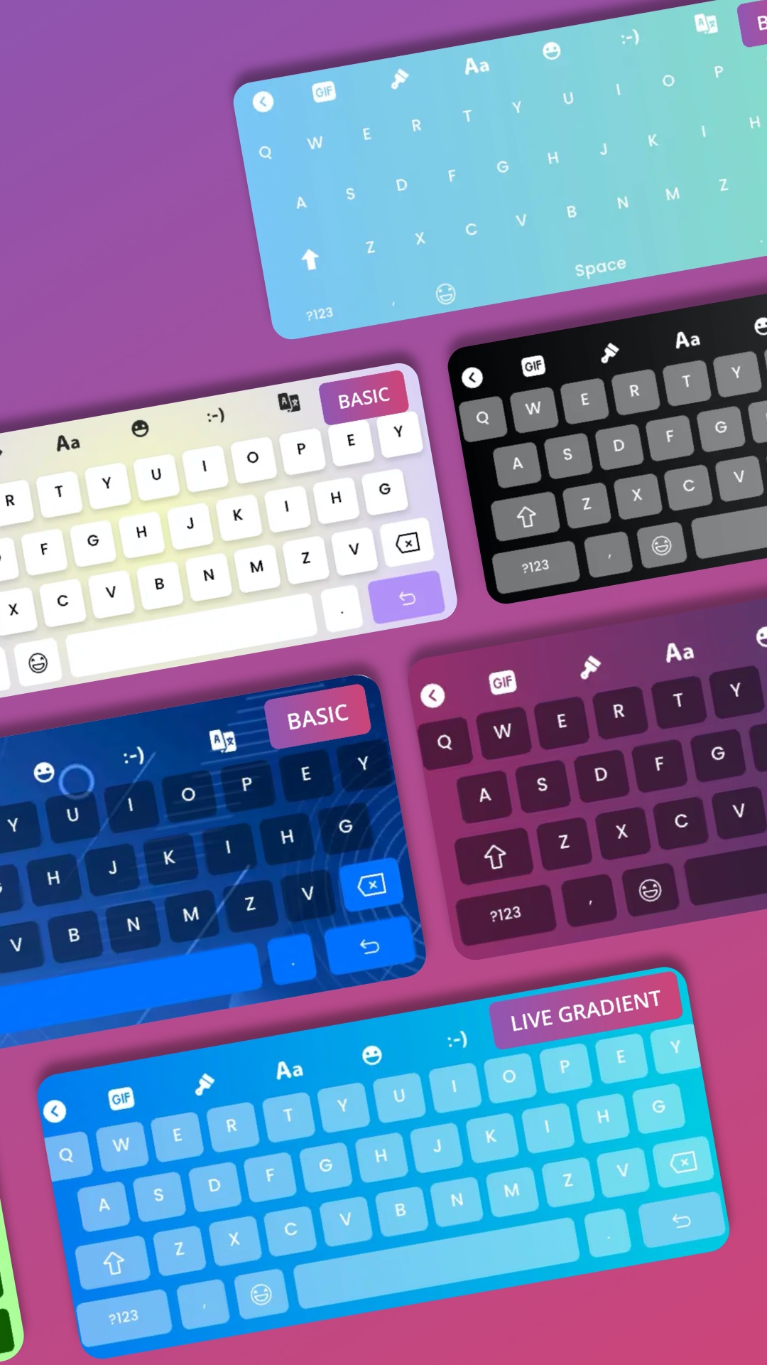 اسکرین شات 4 برنامه Cool Fonts & Keyboard for Bio