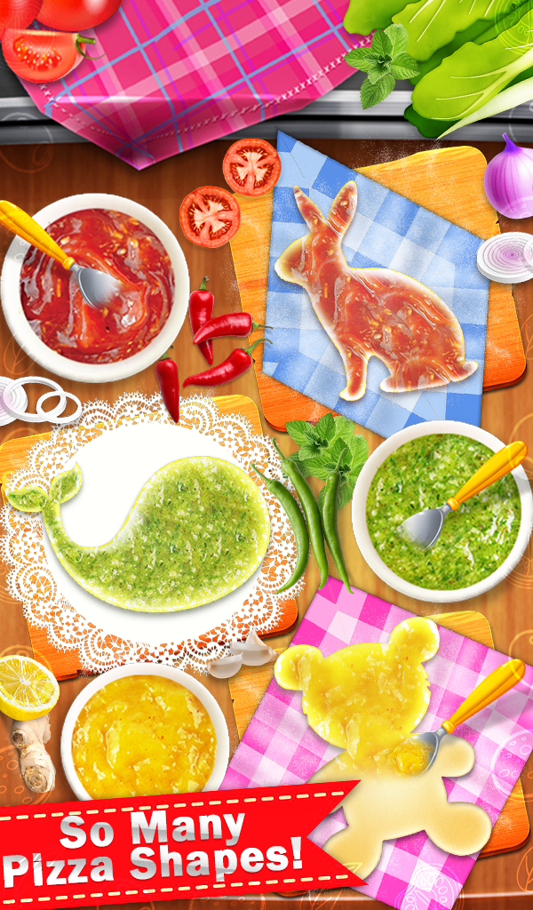 اسکرین شات 4 بازی Shape Pizza Maker Cooking Game