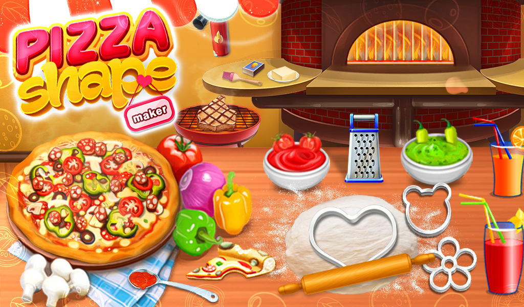 اسکرین شات 1 بازی Shape Pizza Maker Cooking Game
