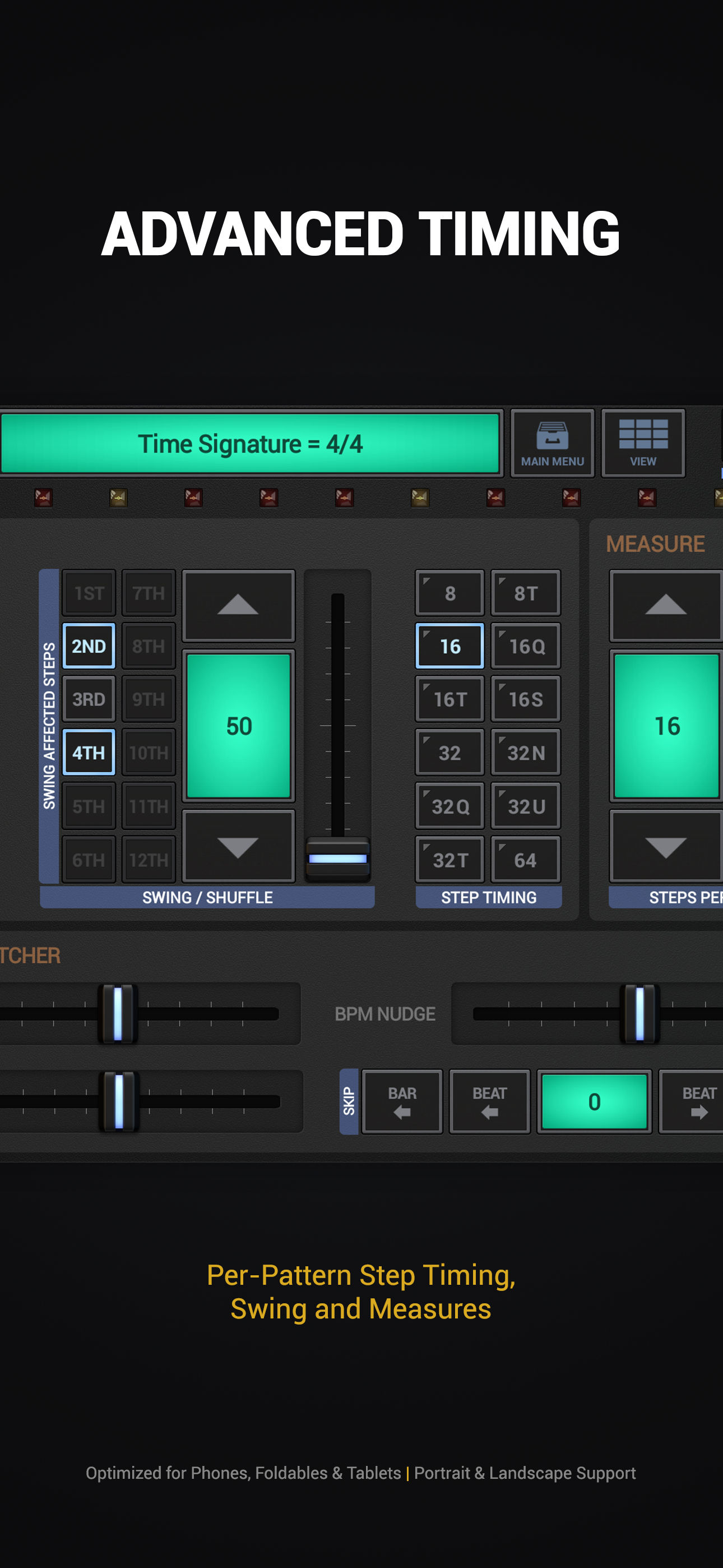 اسکرین شات 8 برنامه G-Stomper Rhythm: Drum Machine
