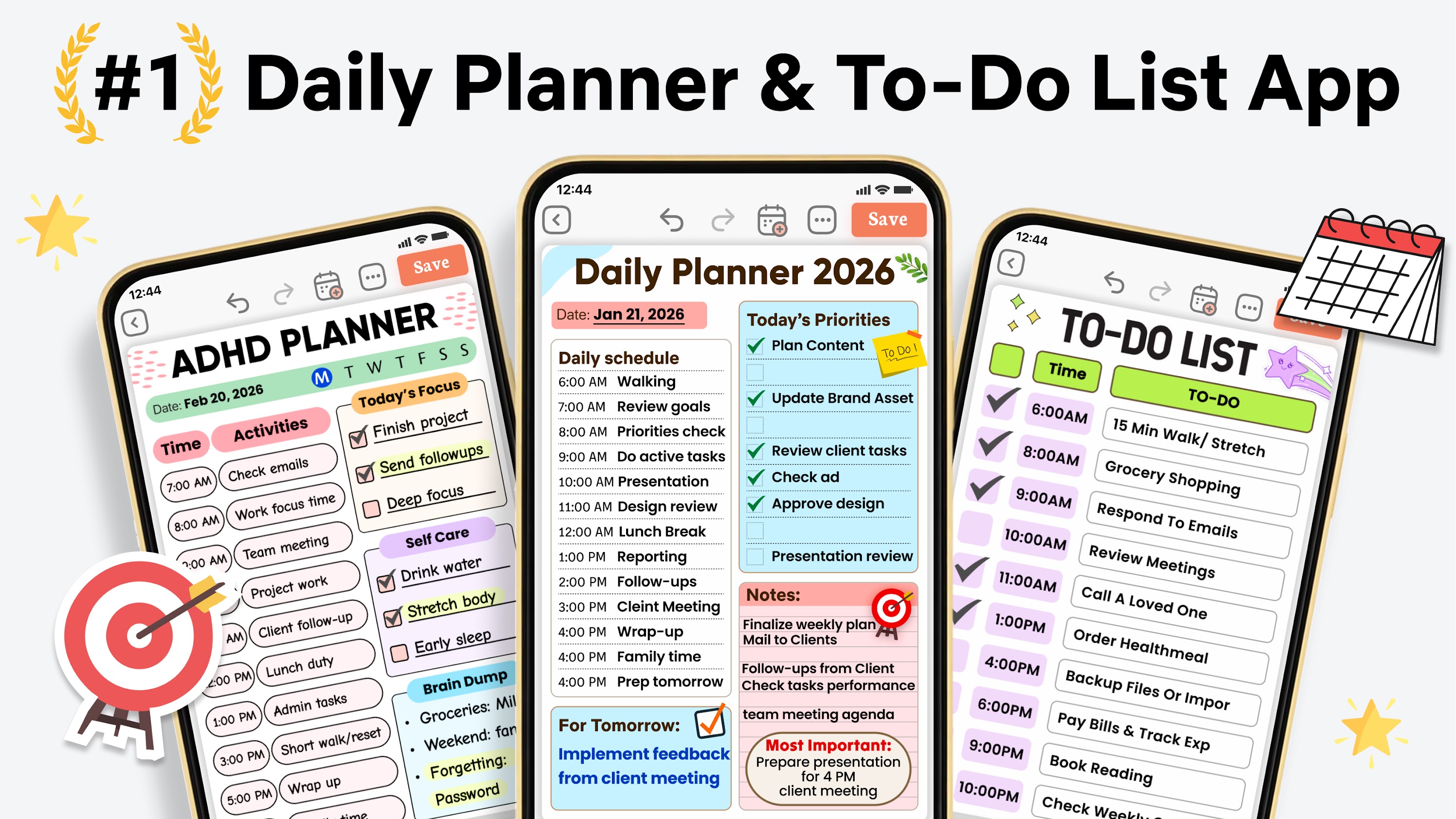 اسکرین شات 1 برنامه Daily Planner, To Do List
