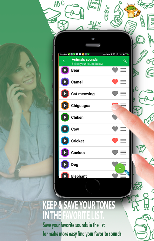 اسکرین شات 6 برنامه Sounds for WhatsApp