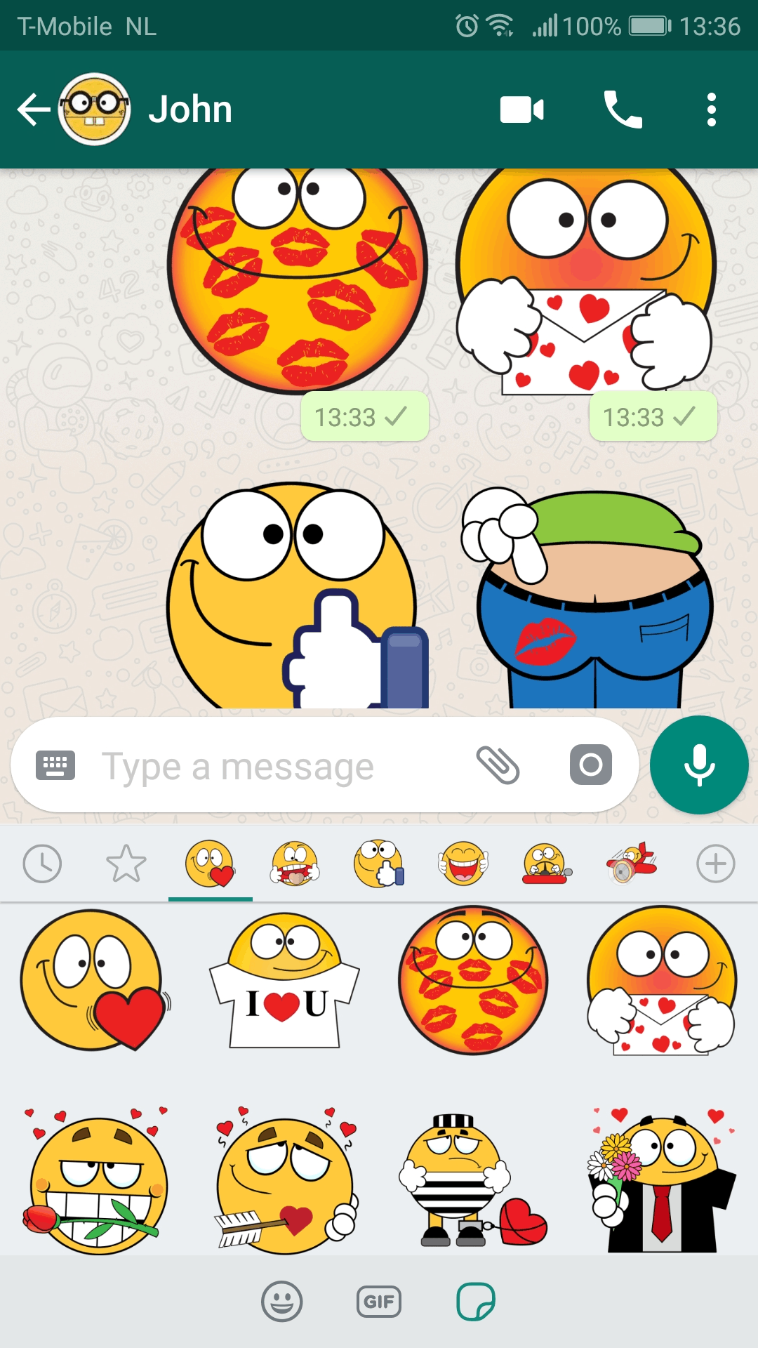 اسکرین شات 3 برنامه Emojidom WAStickerApps sticker