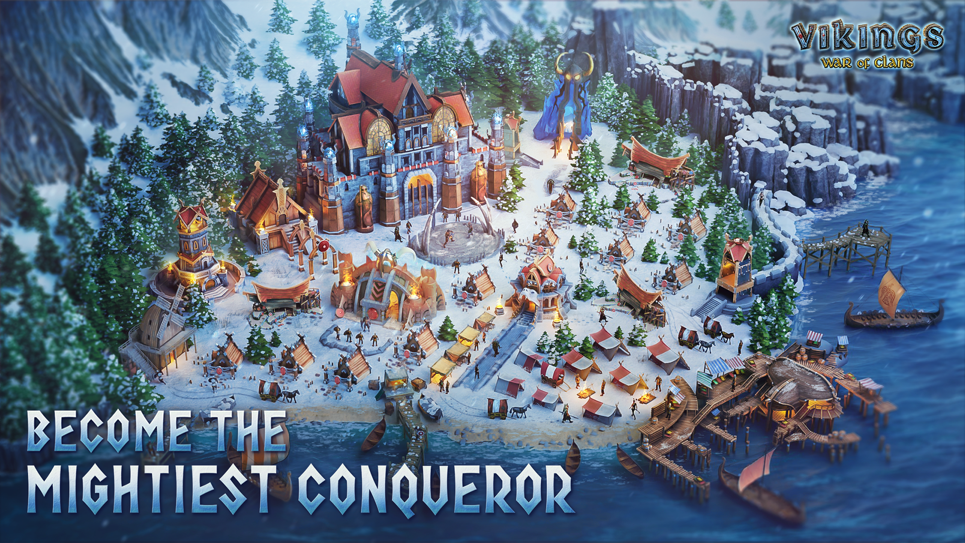 اسکرین شات 1 بازی Vikings: War of Clans